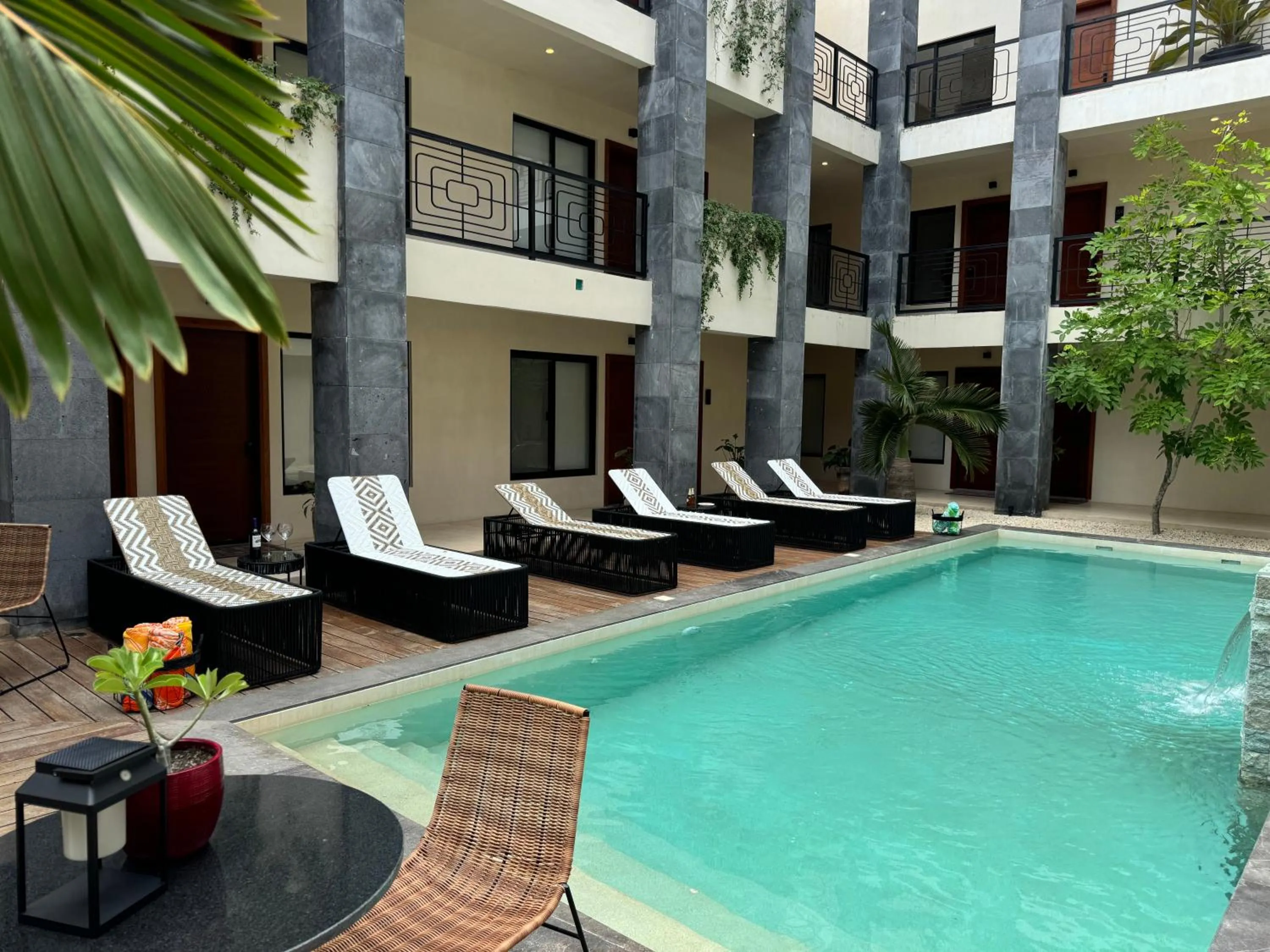 Swimming pool in Condominio Talulah Living Tulum