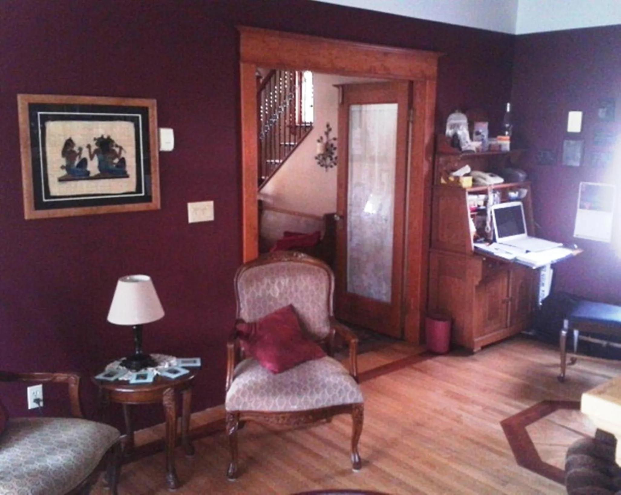 Seating area in Phoenix House B&B