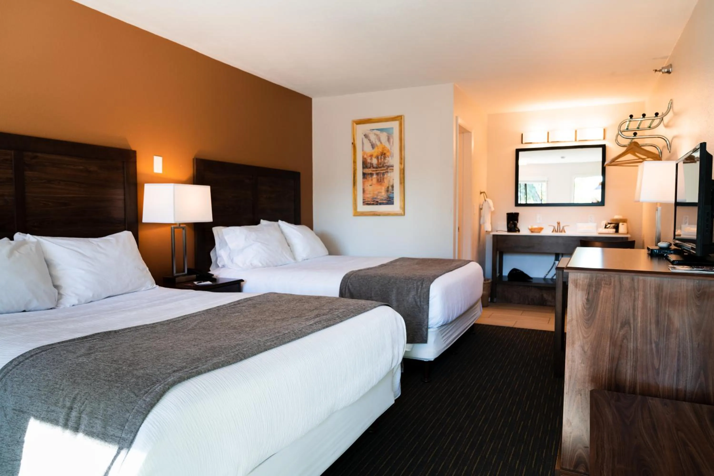 Bed in Riviera Motor Lodge