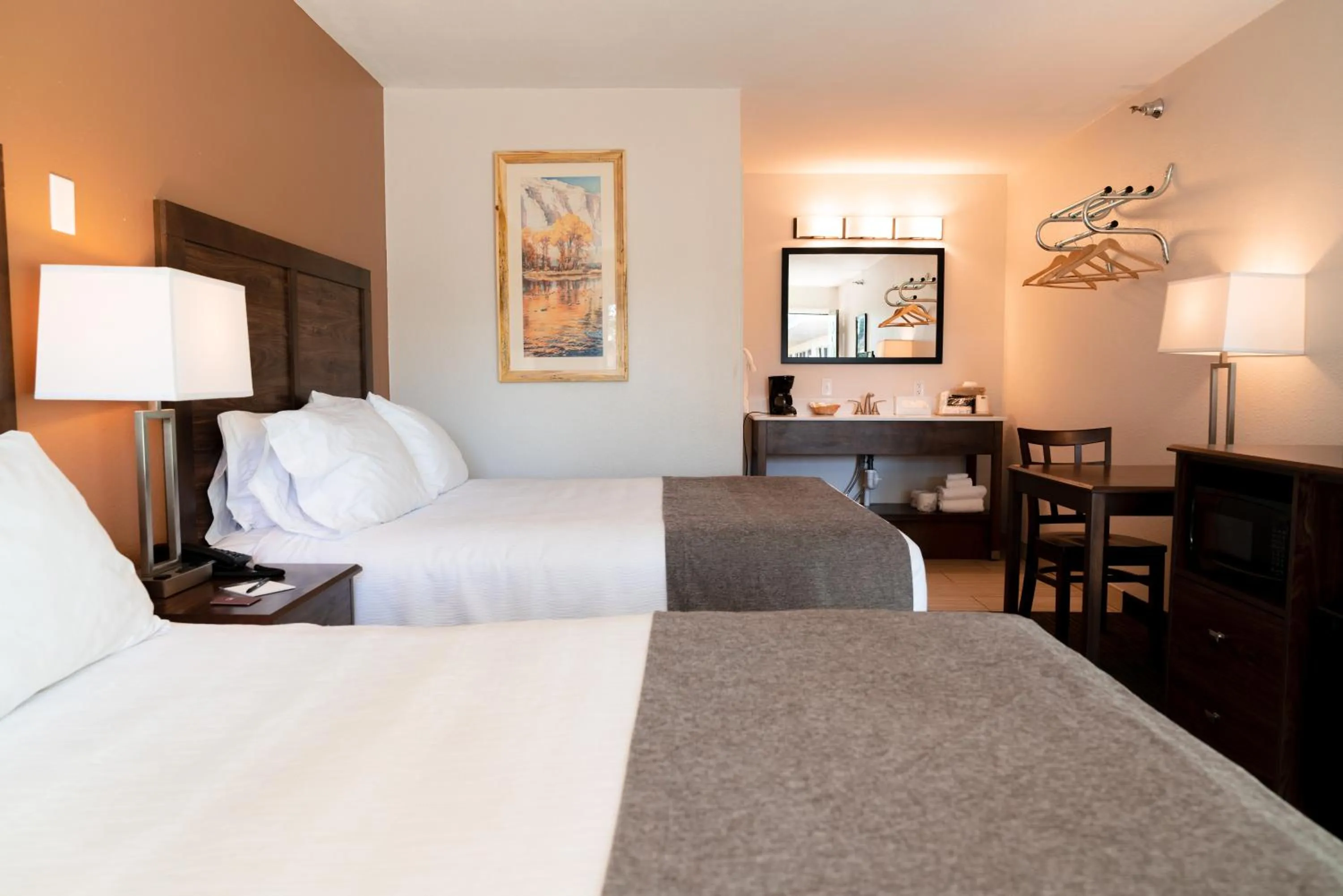 Bed in Riviera Motor Lodge