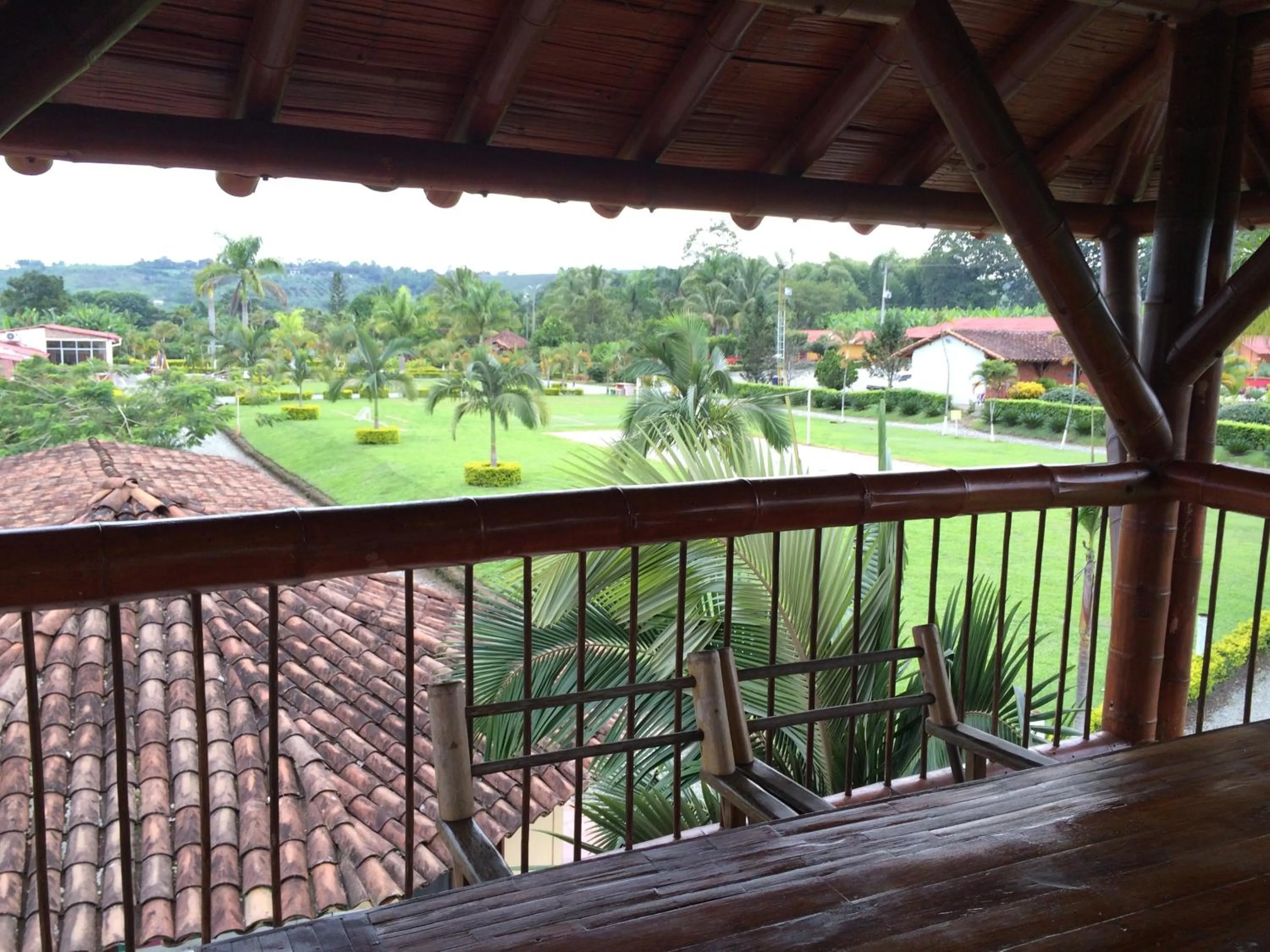 Balcony/Terrace in Hotel Campestre Los Tucanes