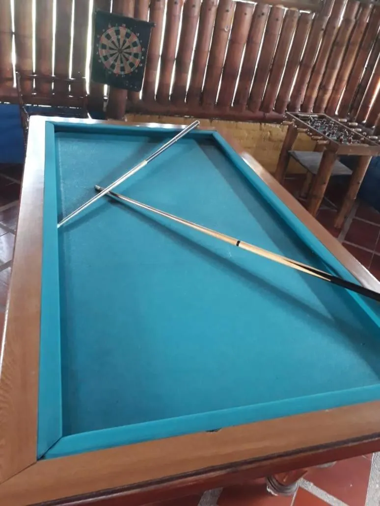 Billiard in Hotel Campestre Los Tucanes