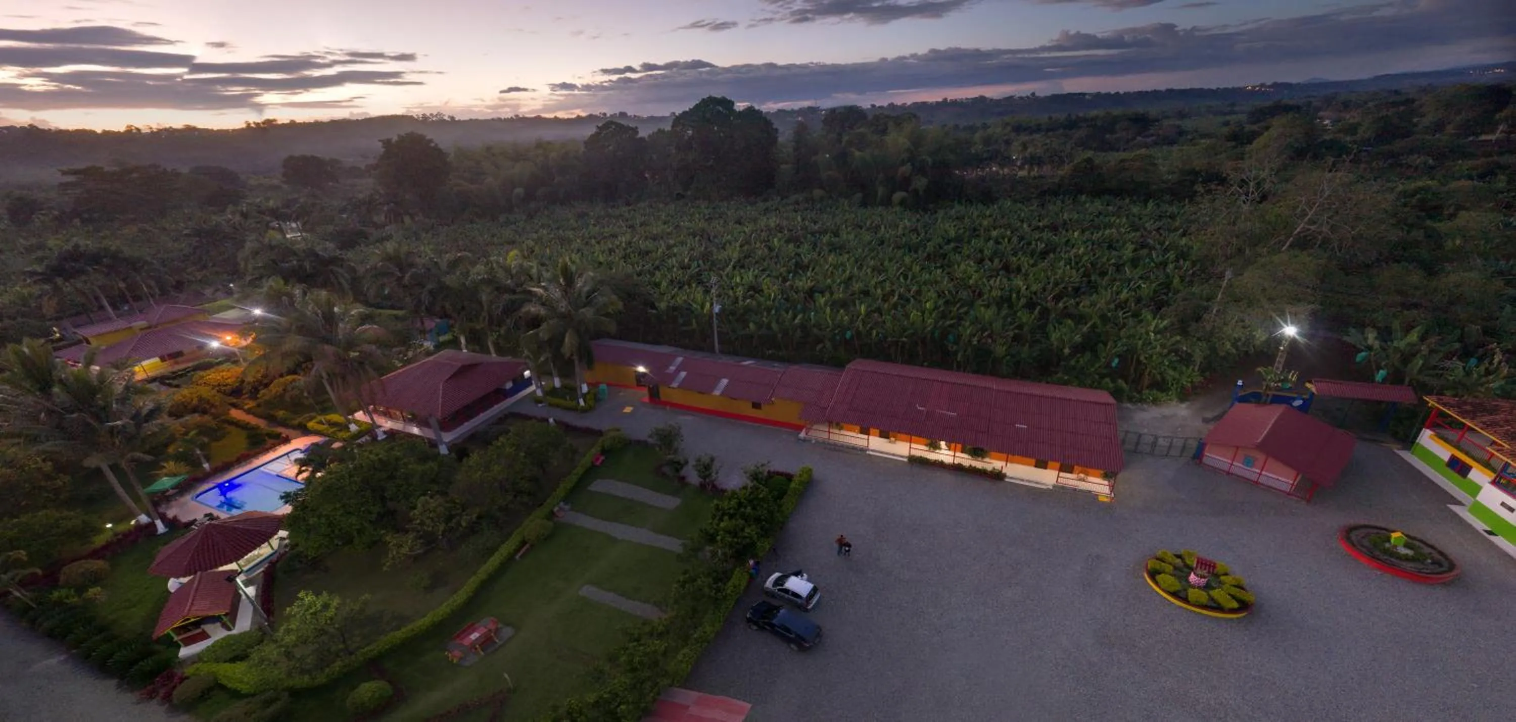 Bird's eye view in Hotel Campestre Los Tucanes