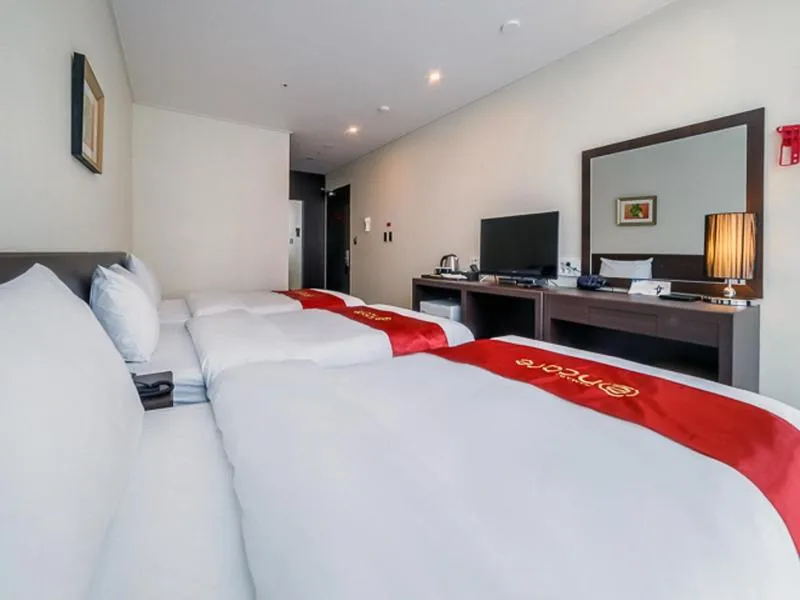 Bed in Hotel K-Tree Pyeongtaek