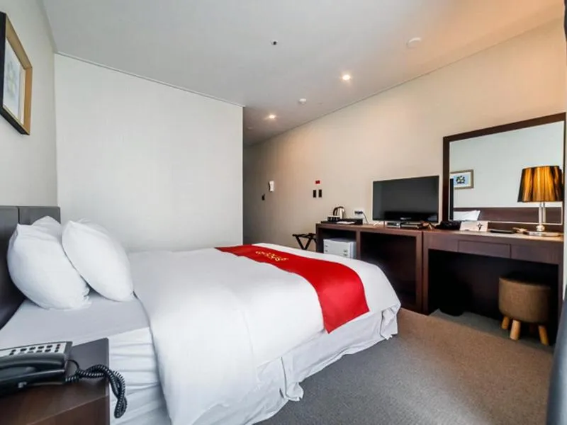 Bed in Hotel K-Tree Pyeongtaek