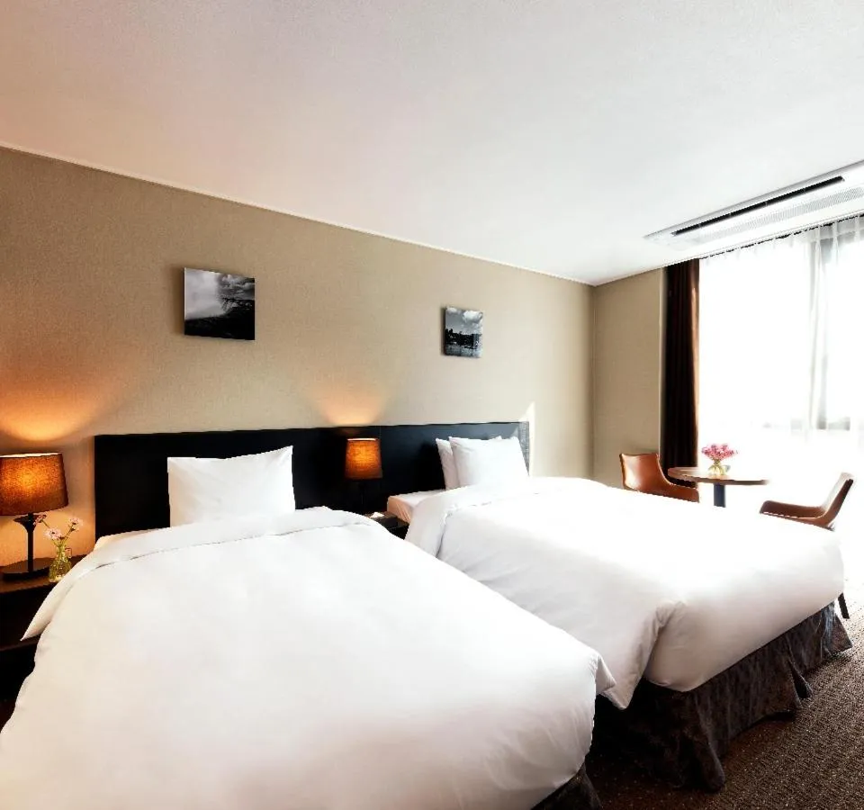 Bed in Hotel K-Tree Pyeongtaek