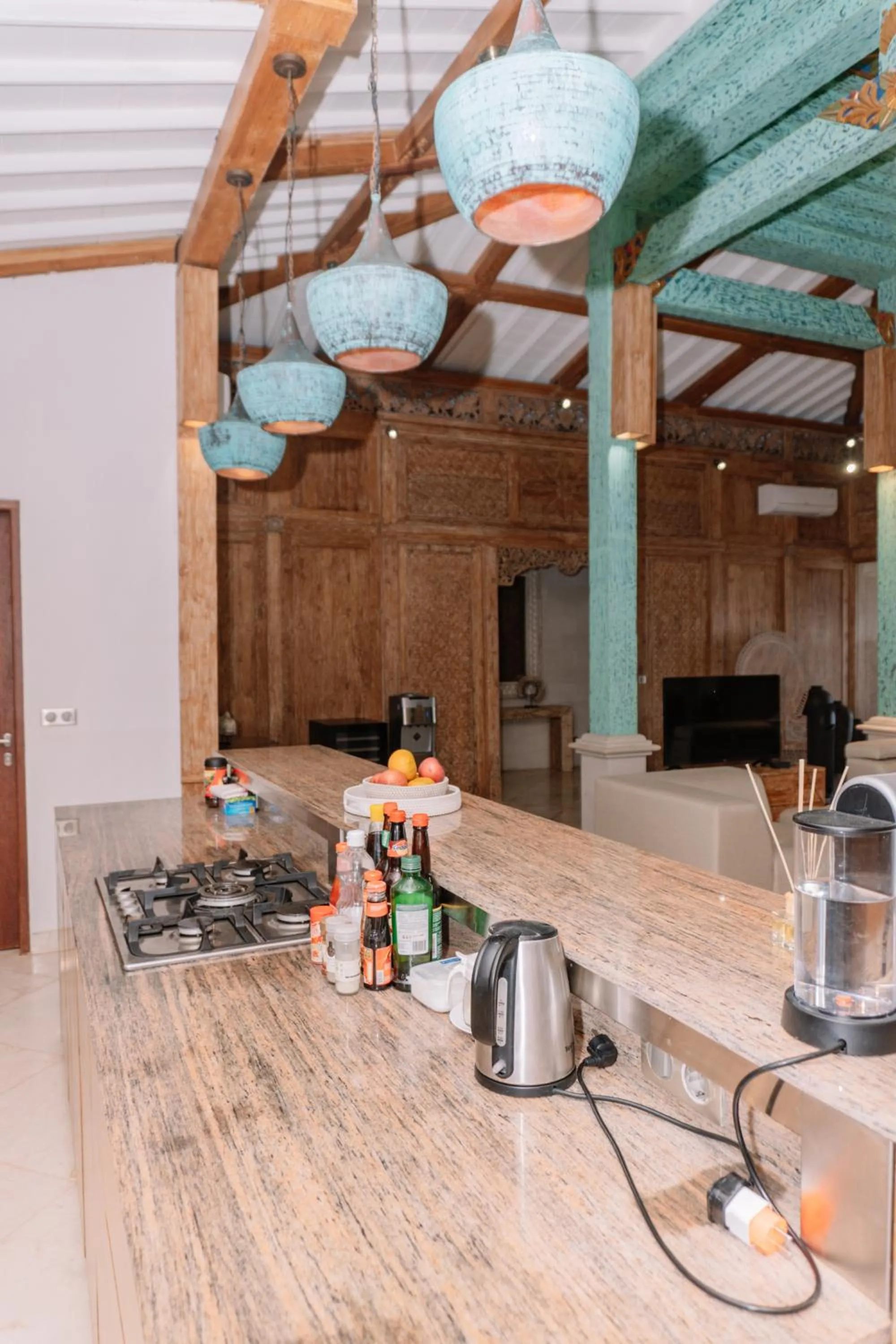 Kitchen or kitchenette in Eliana Resort And Spa