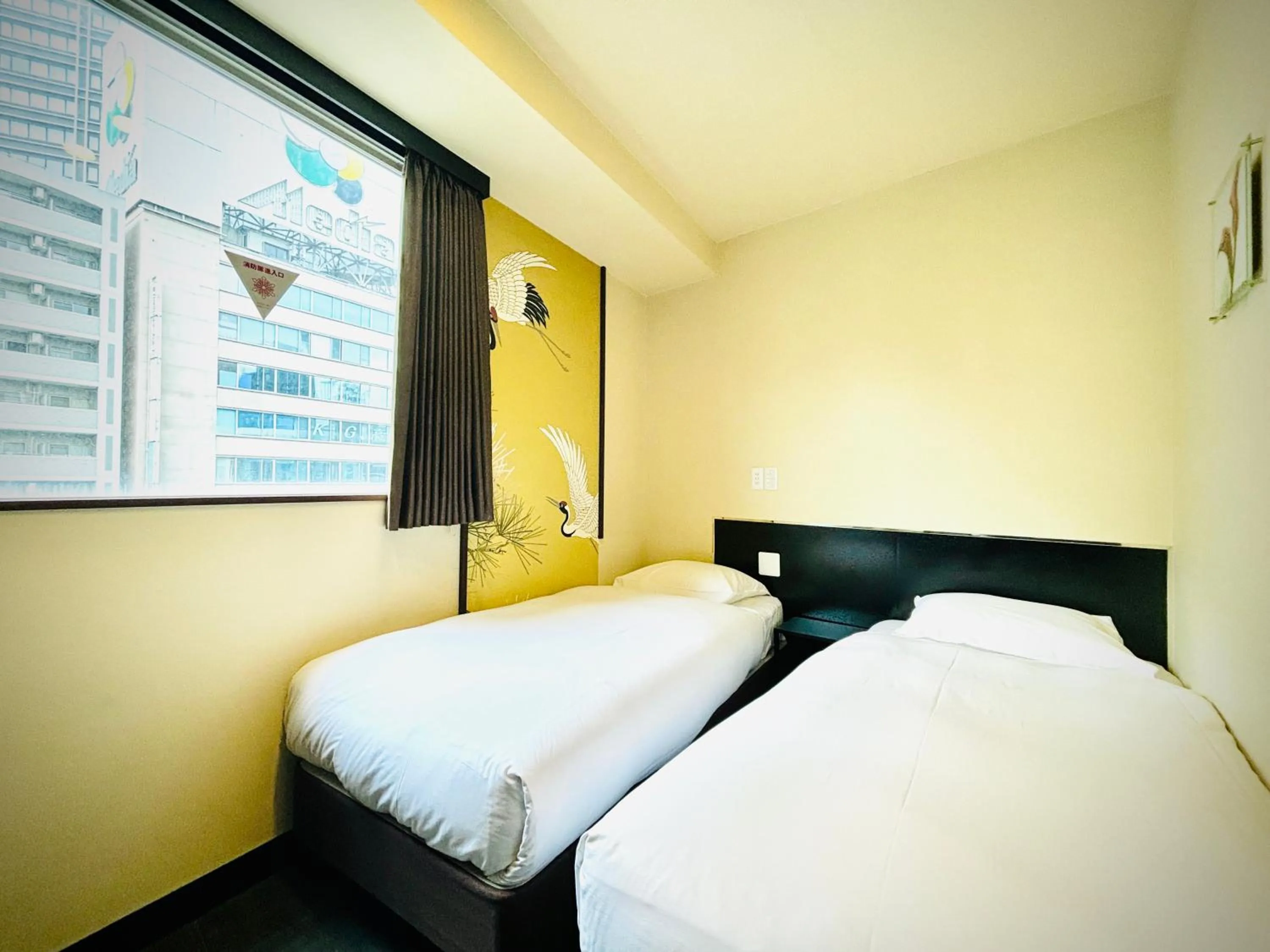 Bed in Hotel Arashi Namba No002