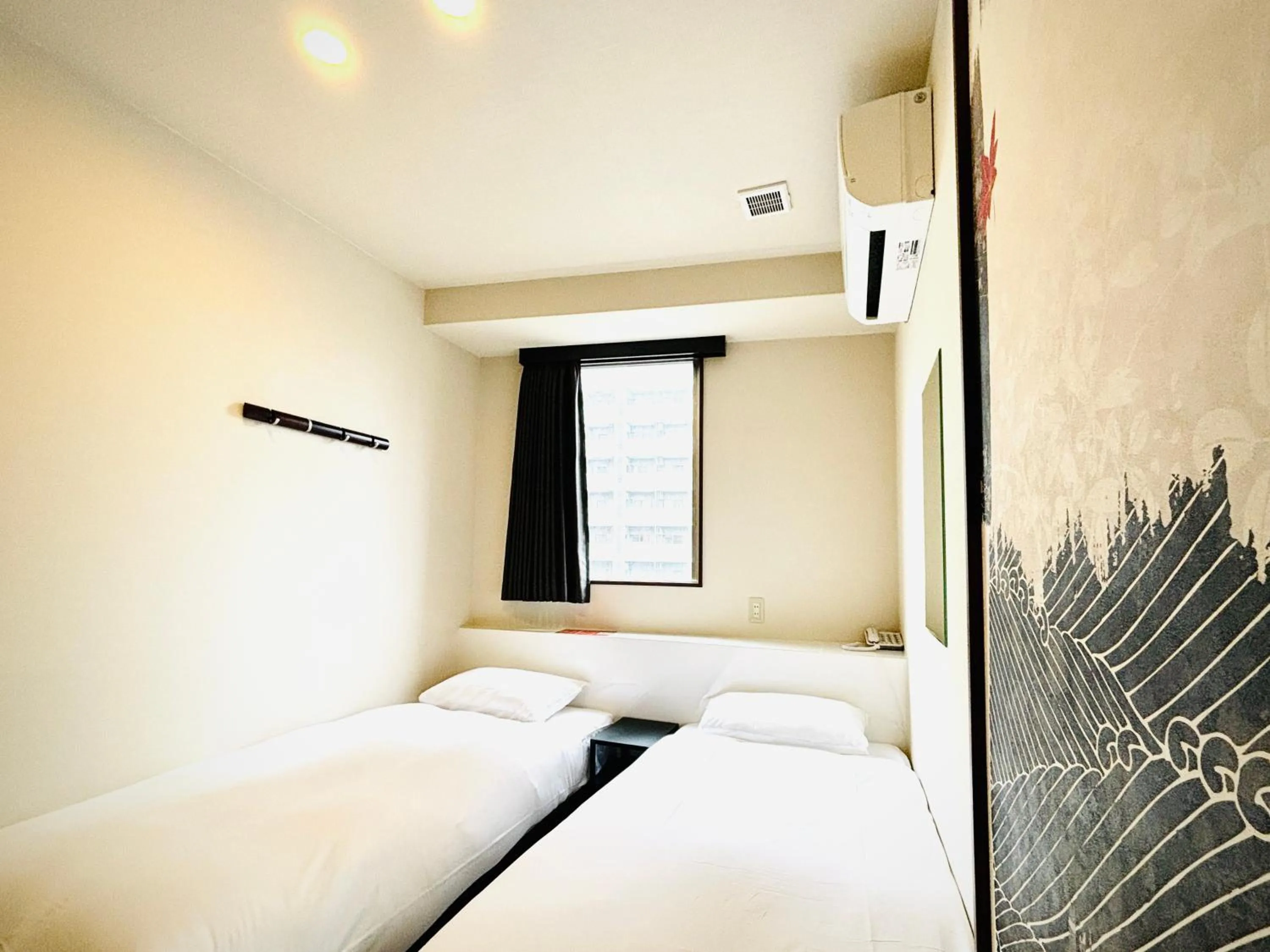 Bed in Hotel Arashi Namba No002