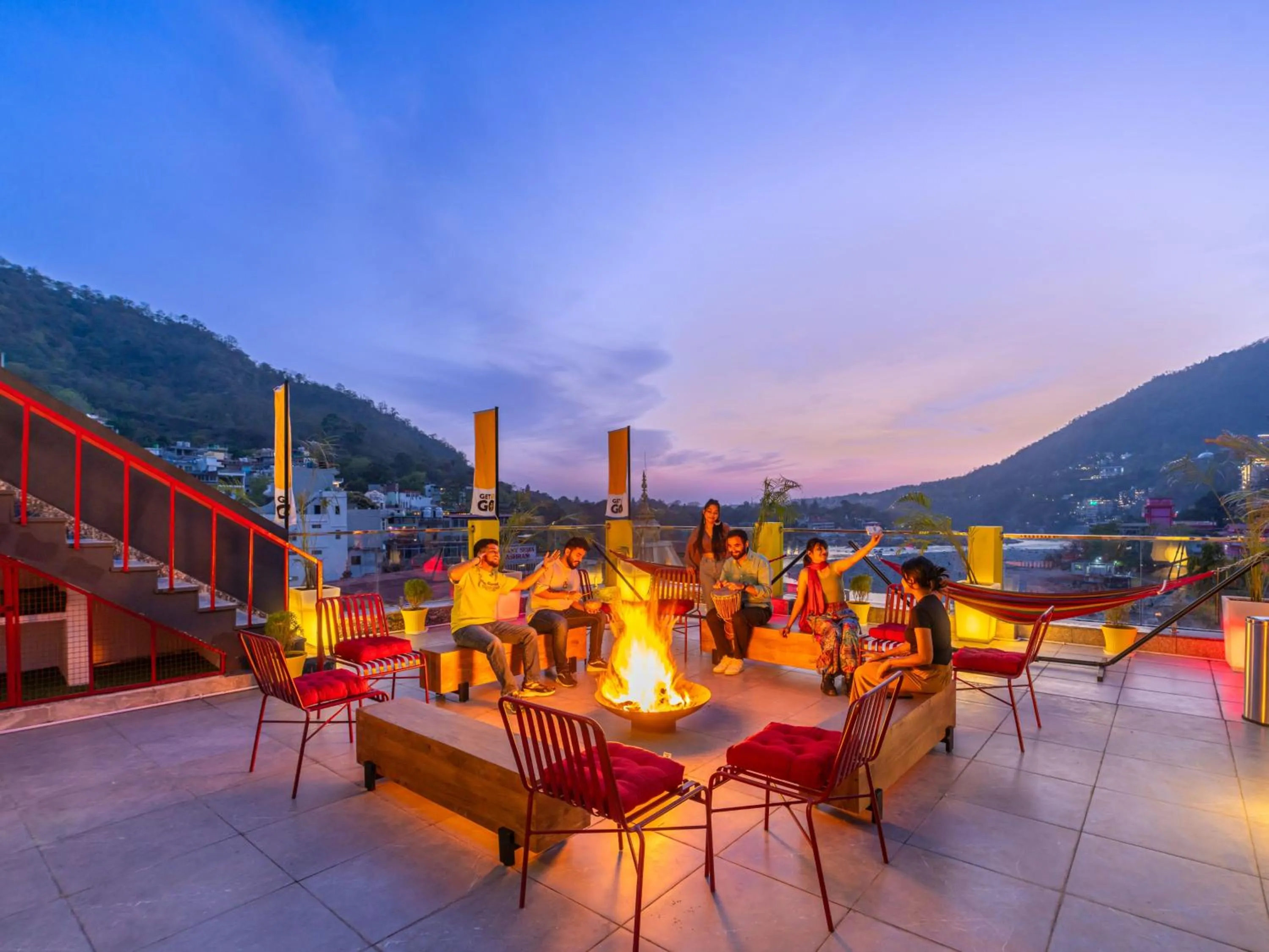 Natural landscape in The Hosteller Rishikesh, Ganges