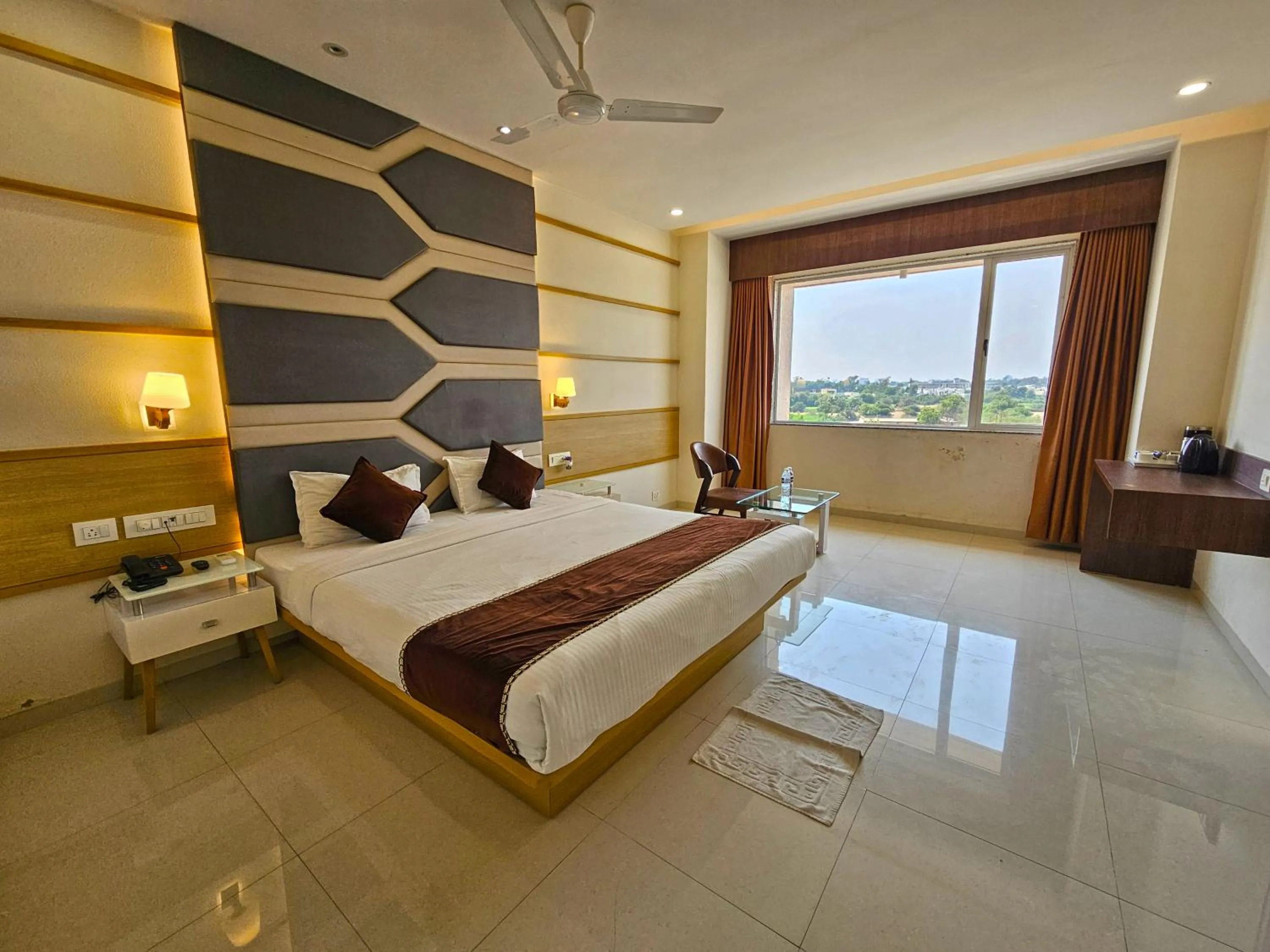 Bedroom, Bed in Hotel Grand Darshan Vadodara