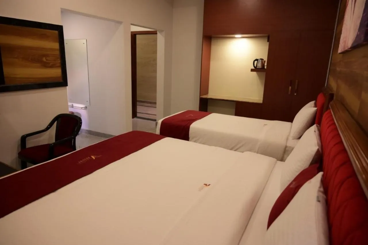 Bed in Ramraj Resort