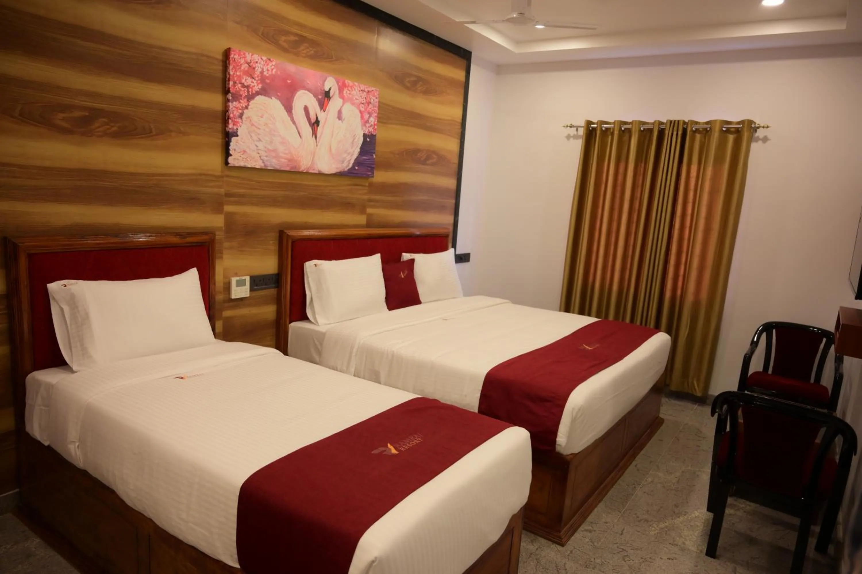 Bed in Ramraj Resort