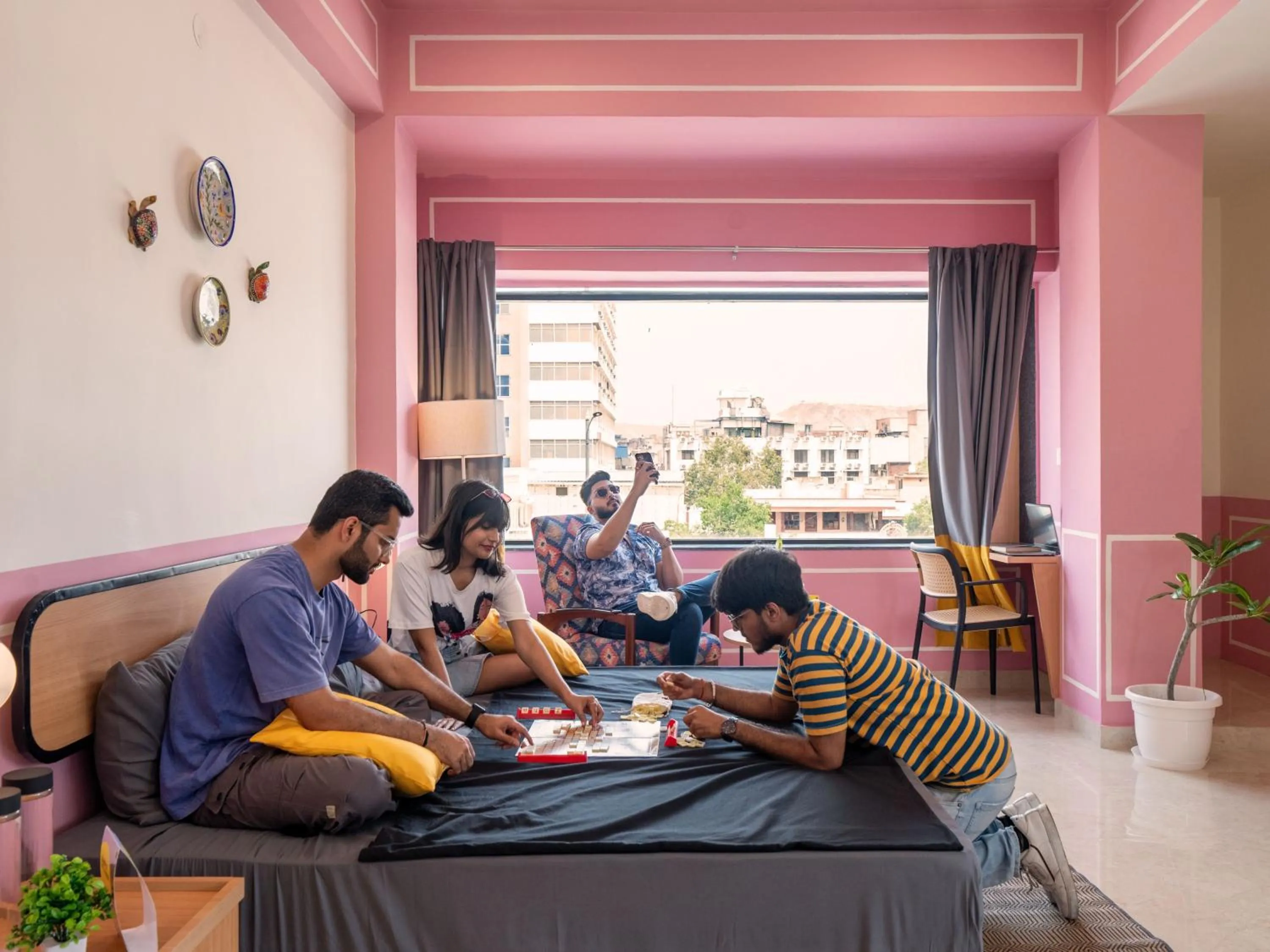 Bed in The Hosteller Jaipur, MI Road