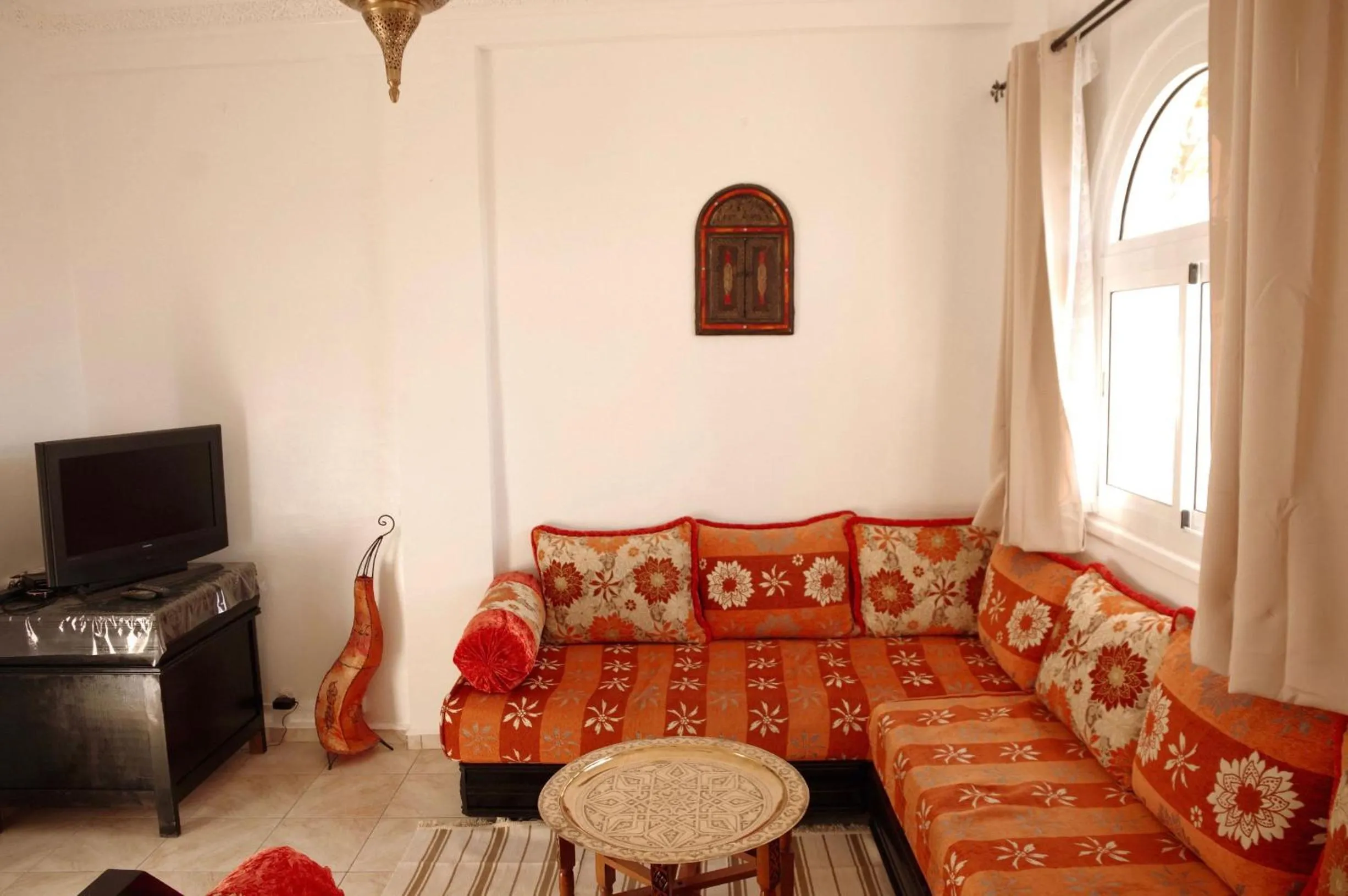 Living room, Bed in Dar Océana