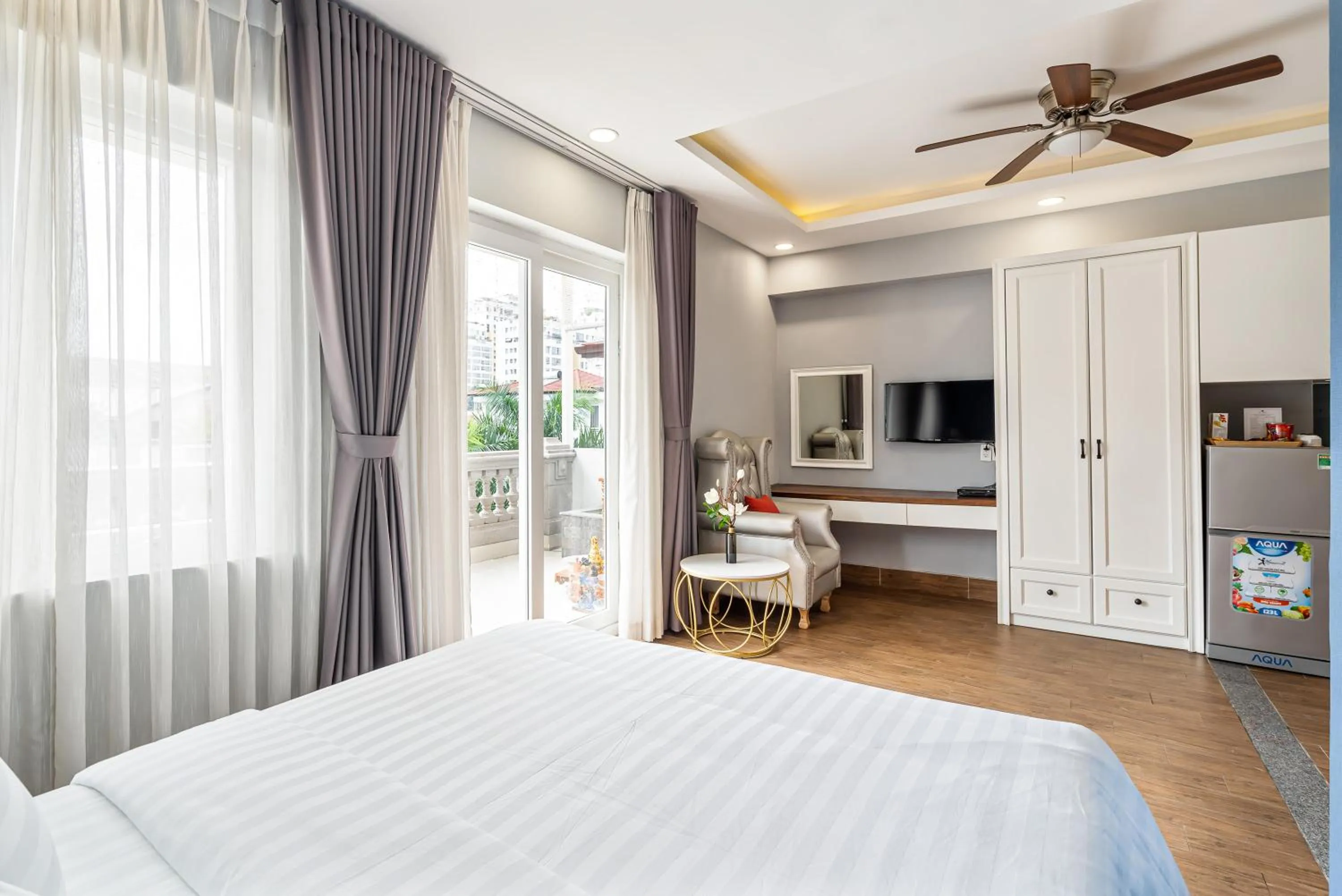 TV and multimedia, Bed in El Ocaso Boutique Hotel