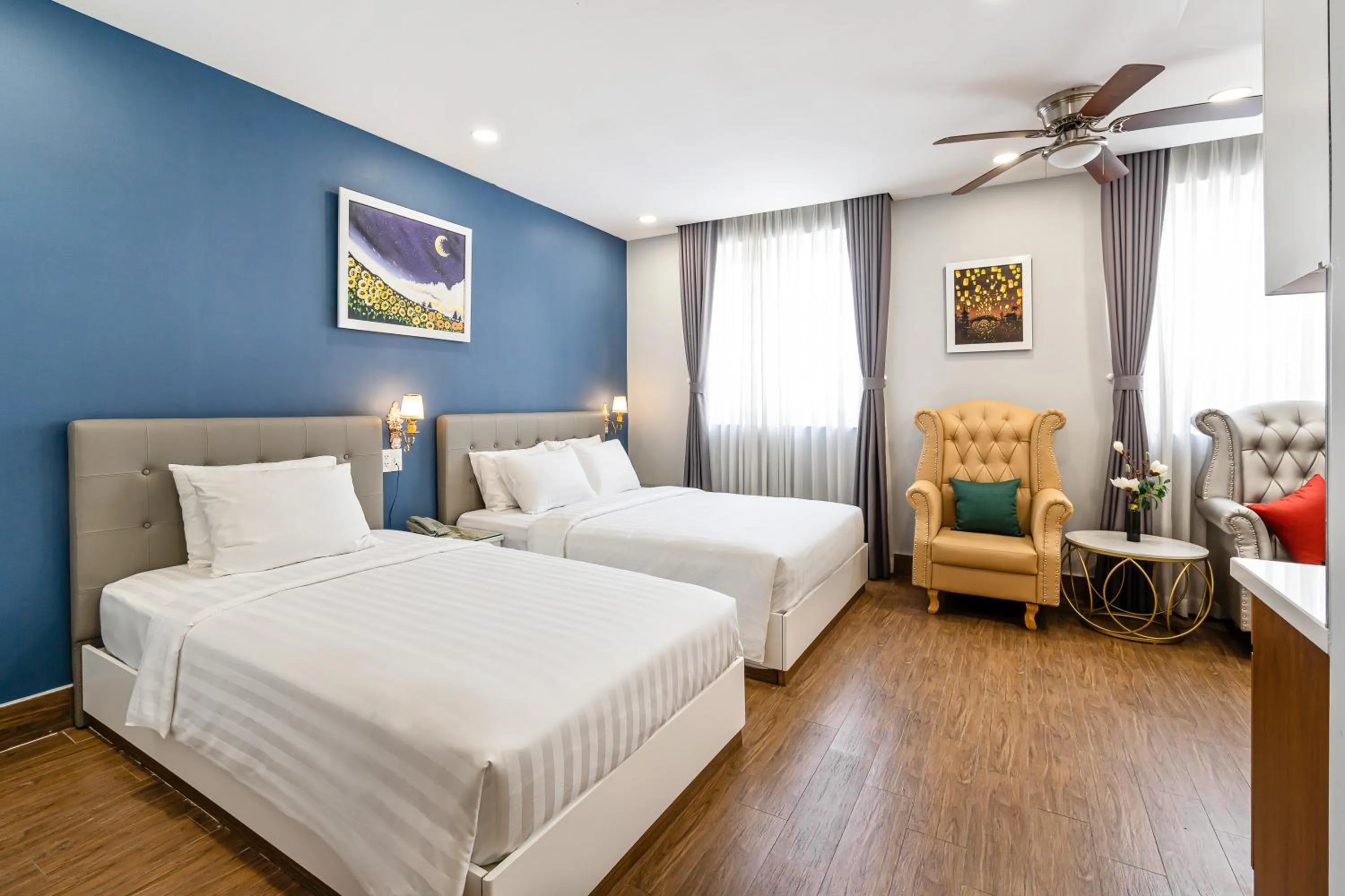 Bed in El Ocaso Boutique Hotel