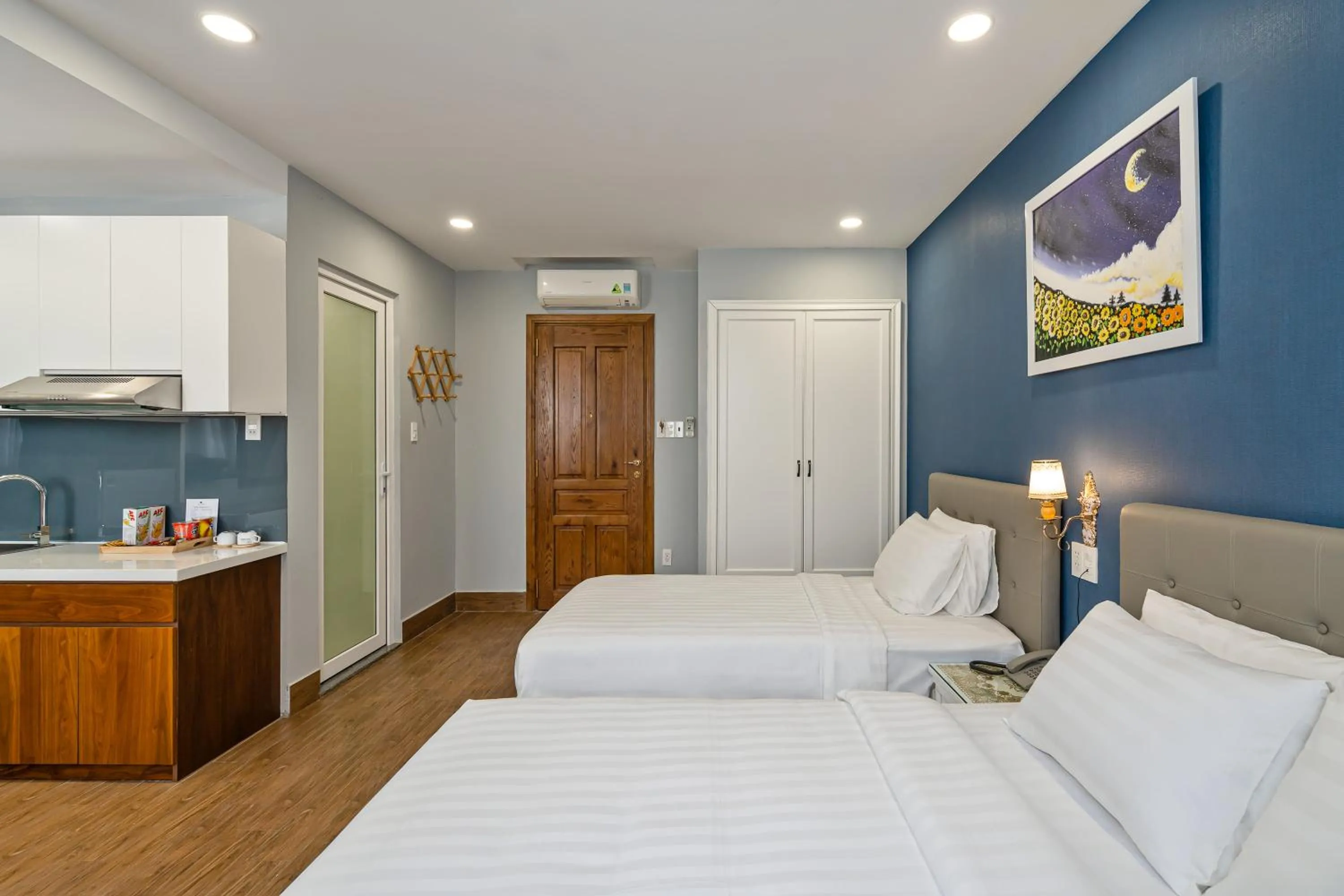 Bed in El Ocaso Boutique Hotel