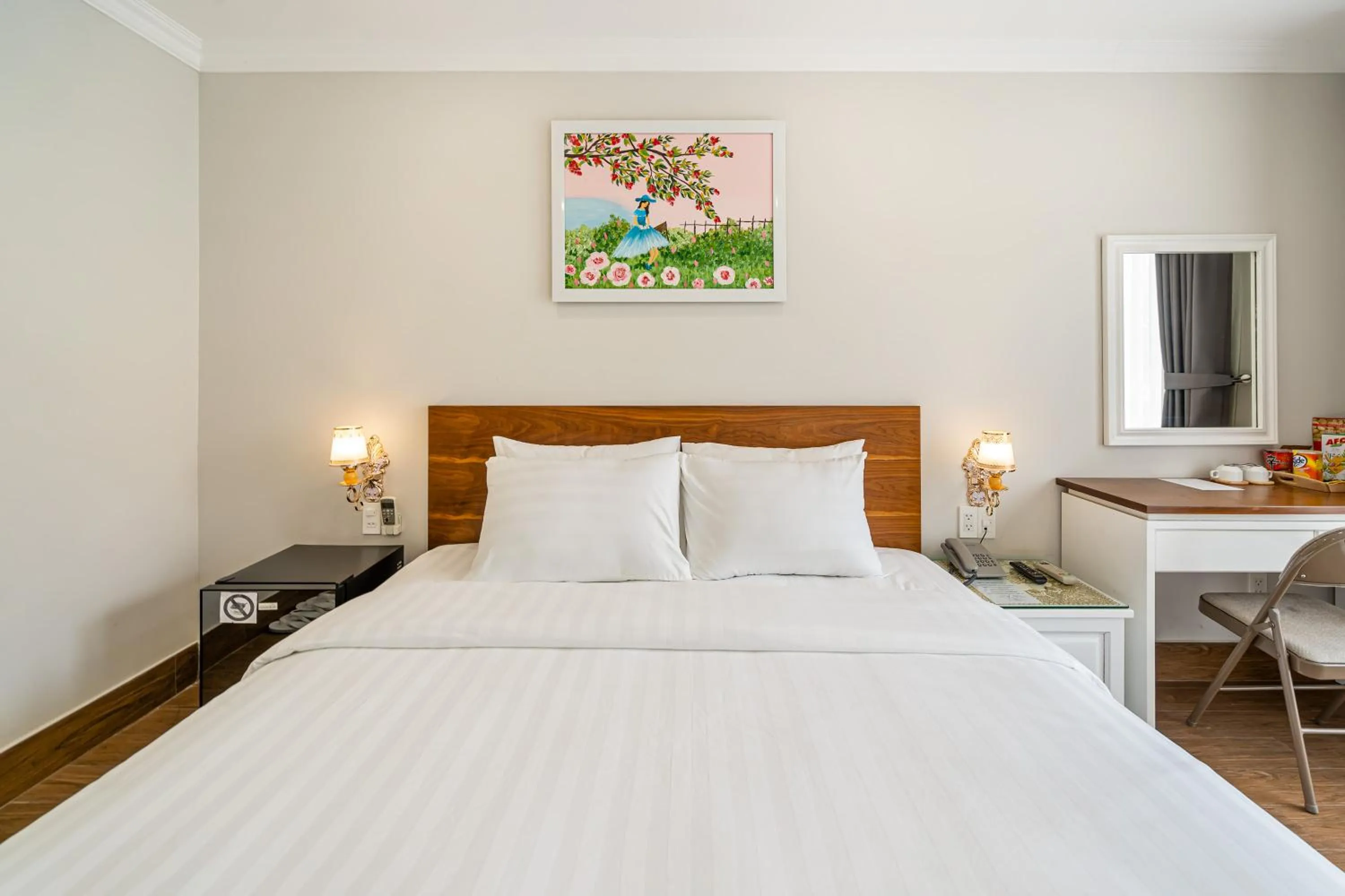 Bed in El Ocaso Boutique Hotel