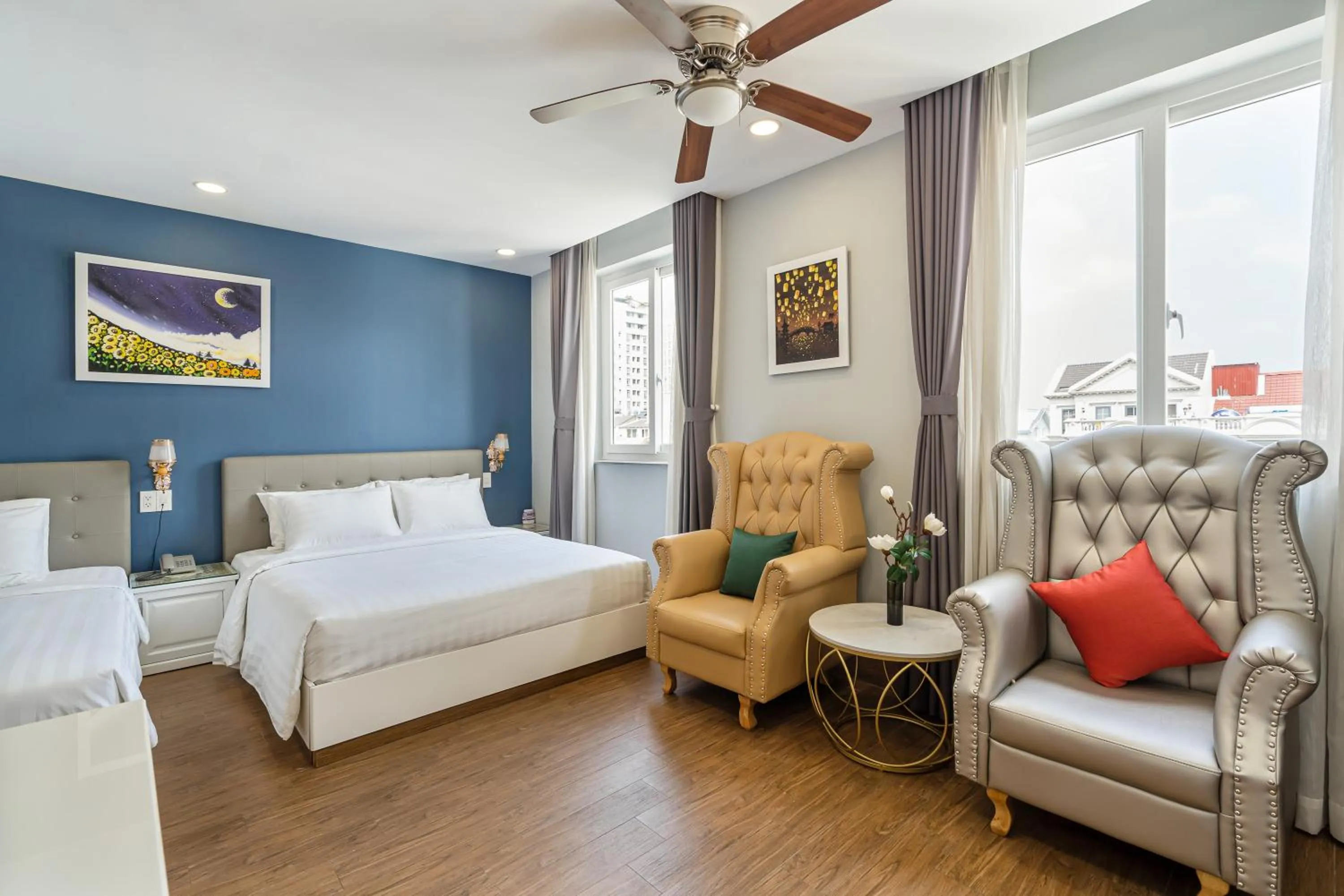 Bed in El Ocaso Boutique Hotel