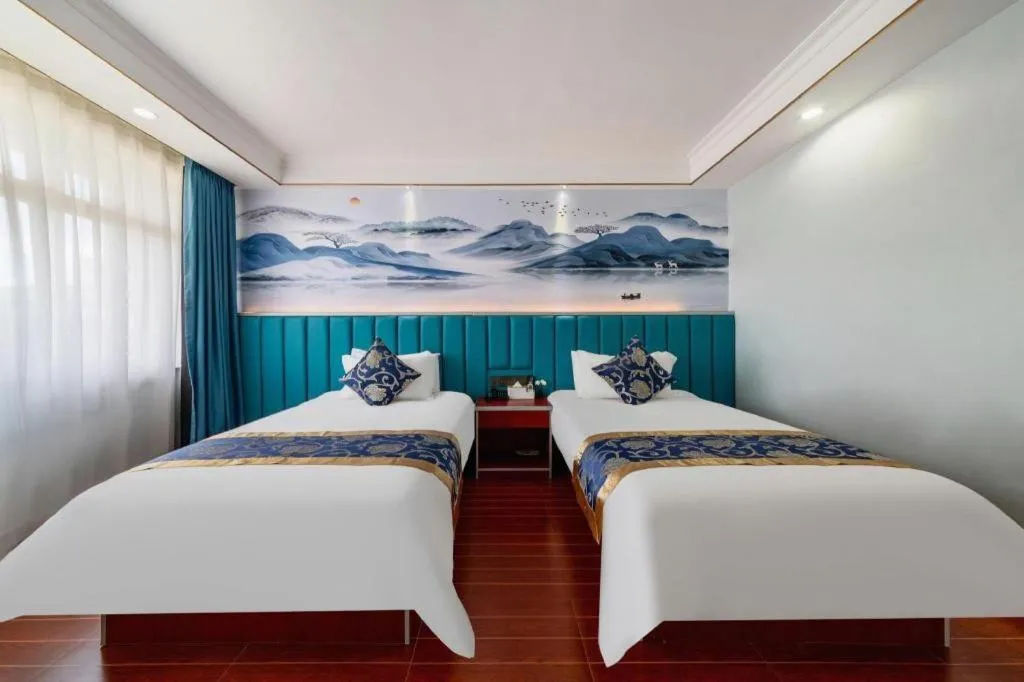 Bed in Yue Lai Yue Hotel