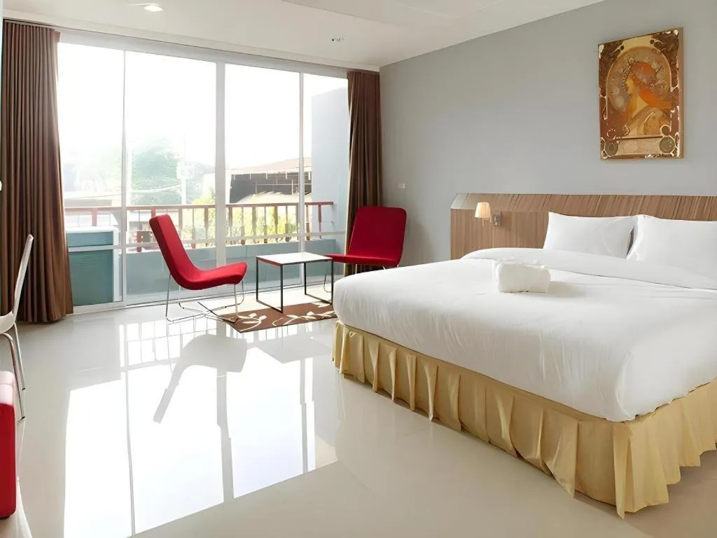 Bed in Soontree House Hotel