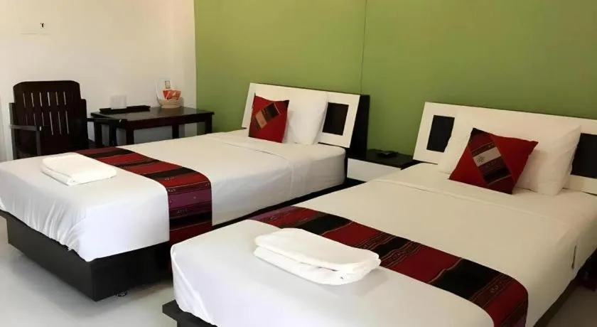 Bed in Nan Treasure Hotel