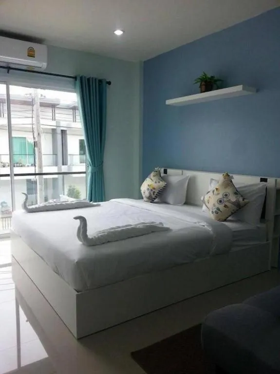 Bed in Kim Lung Airport Hotel