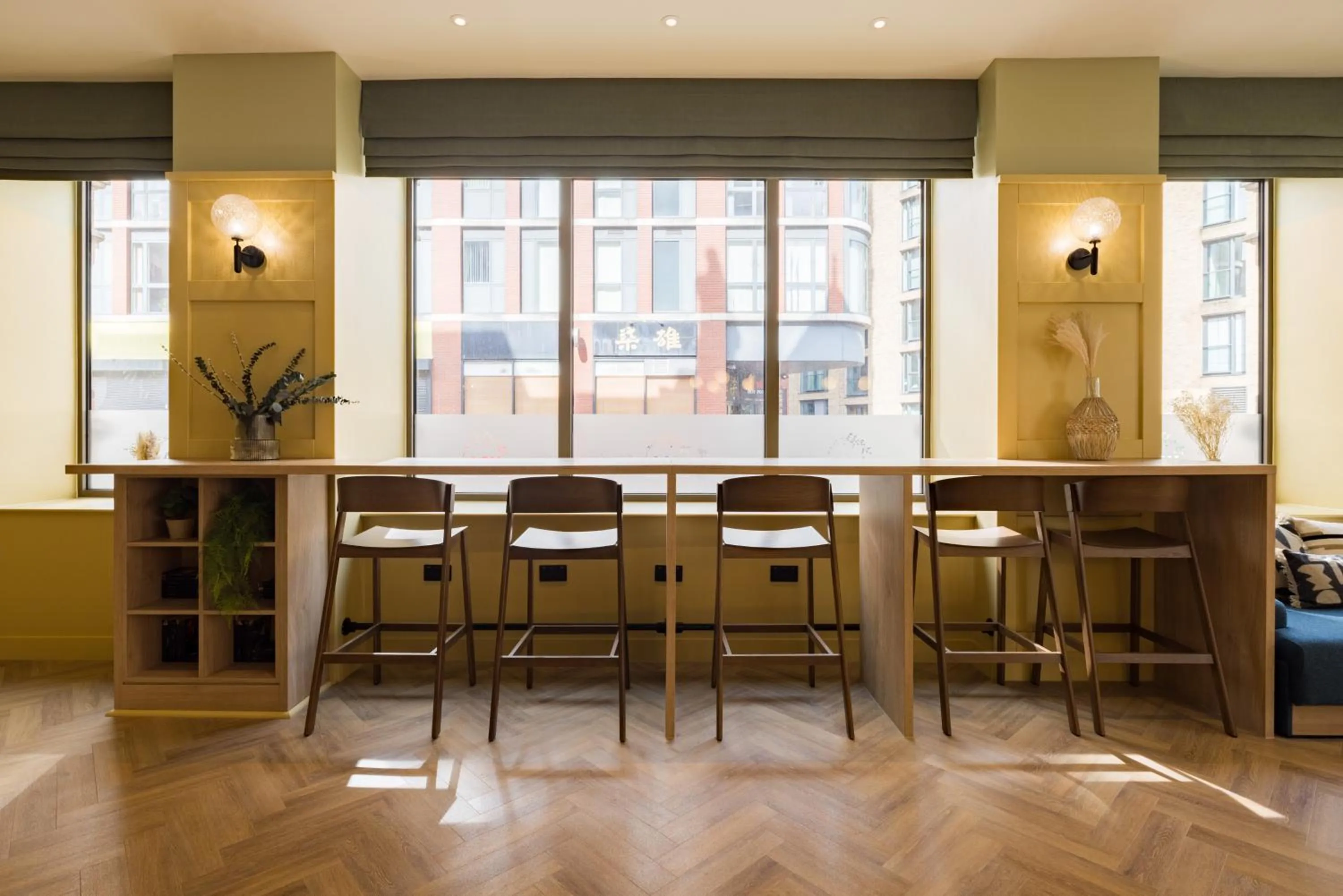 Communal lounge/ TV room in Charles Hope Birmingham Centre