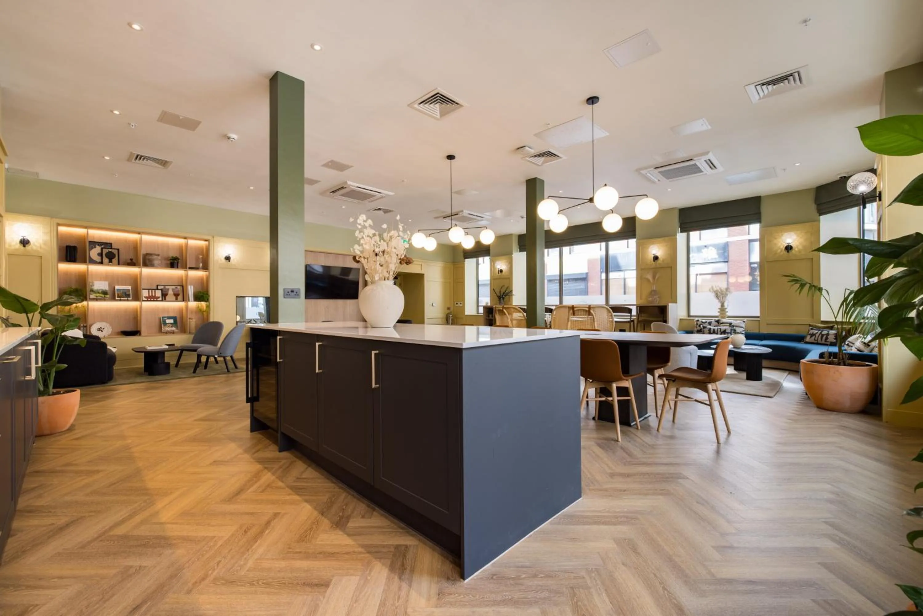 Communal lounge/ TV room in Charles Hope Birmingham Centre