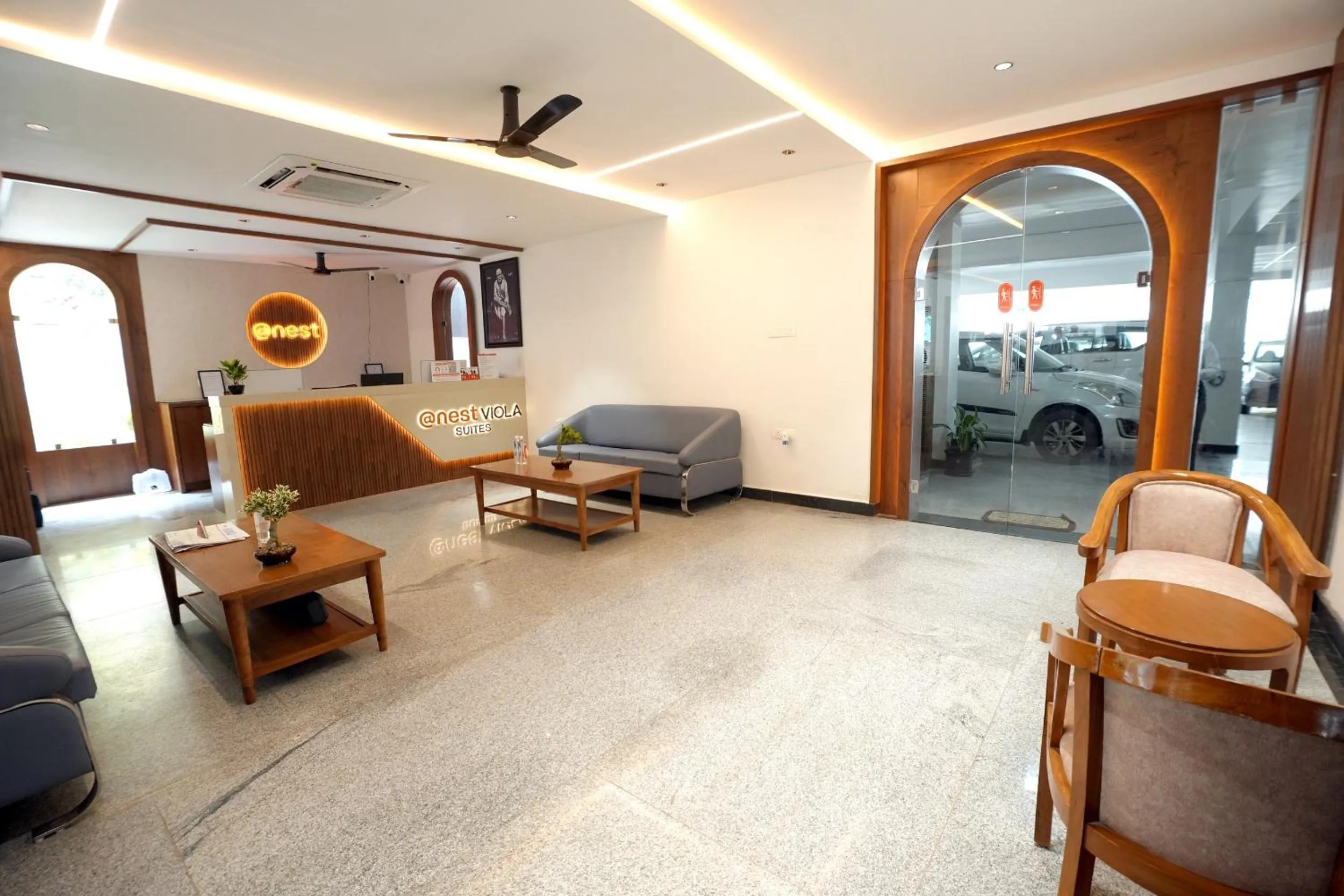 Living room in Hotel Viola Suites Madhapur, Business Hotel