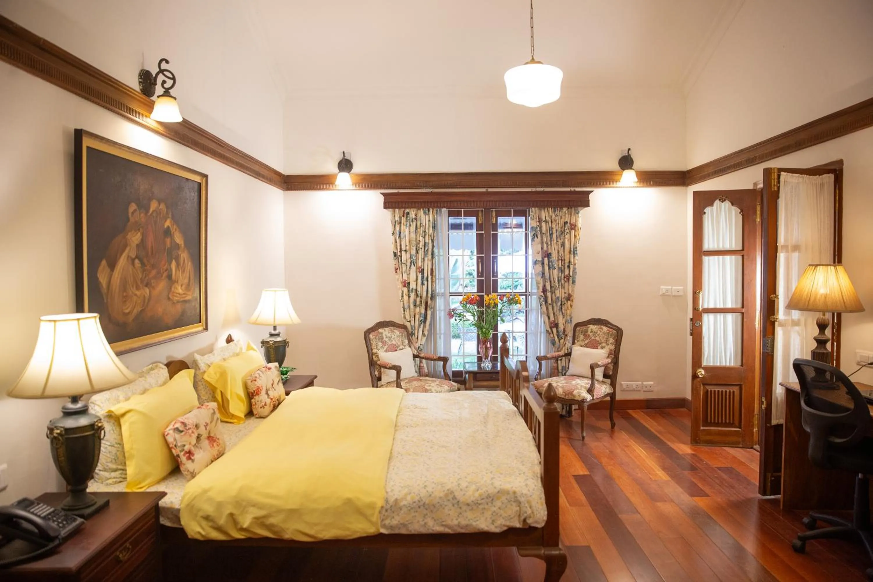 Bedroom, Bed in Marlihill Bungalow - A CGH Earth SAHA Experience