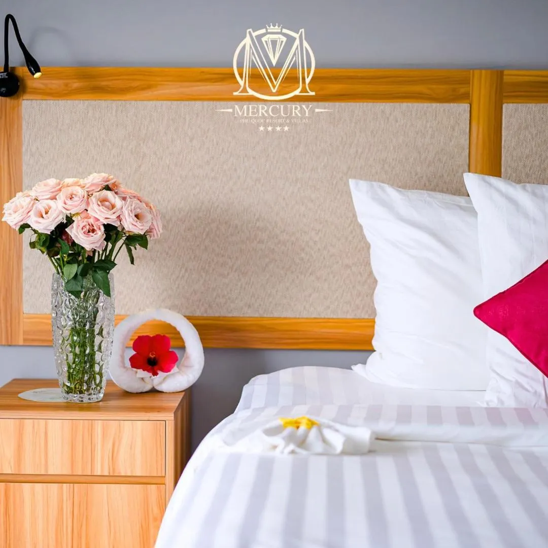 Decorative detail, Bed in Mercury Phu Quoc Resort & Villas