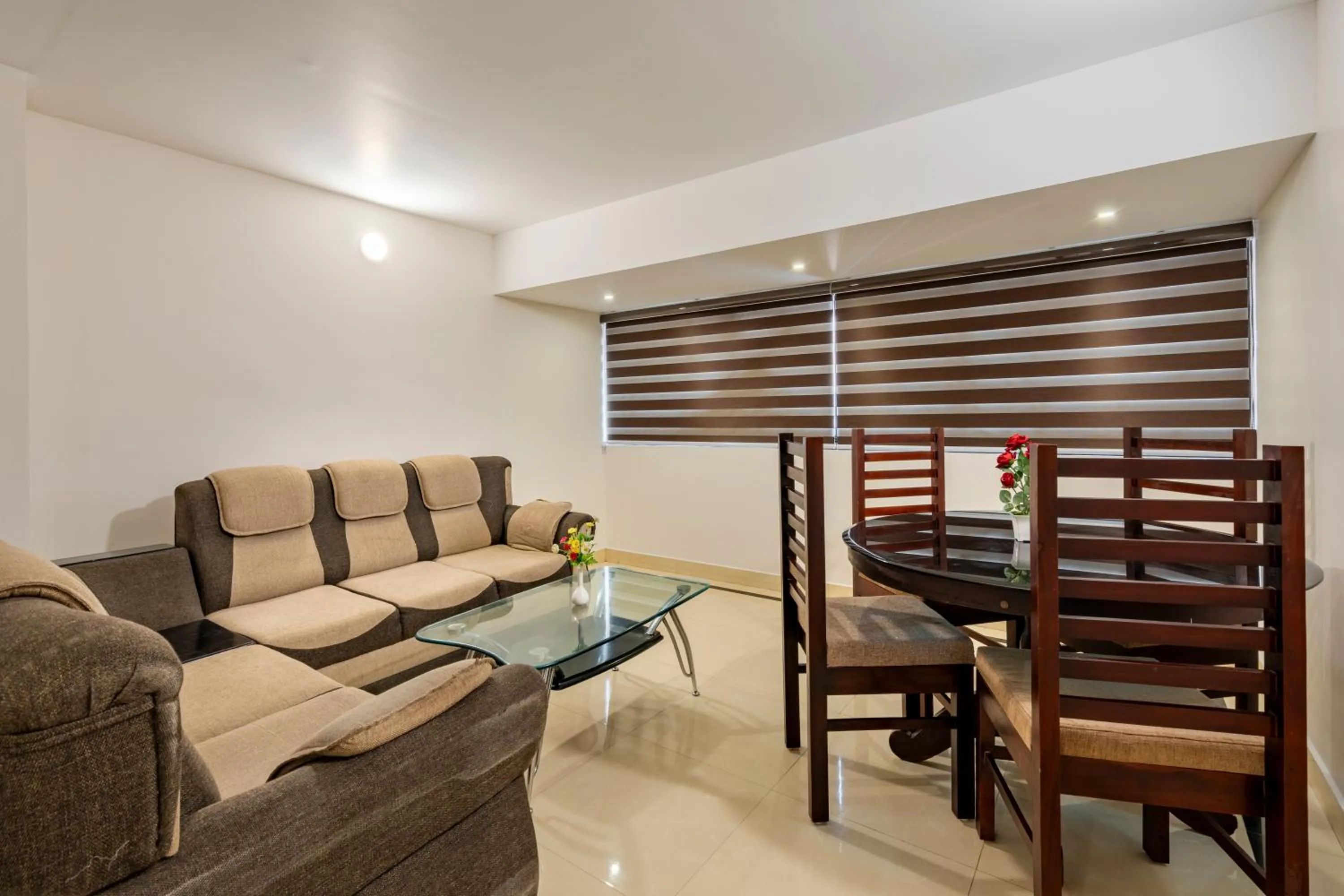 Seating area in Daan Orchid Residency