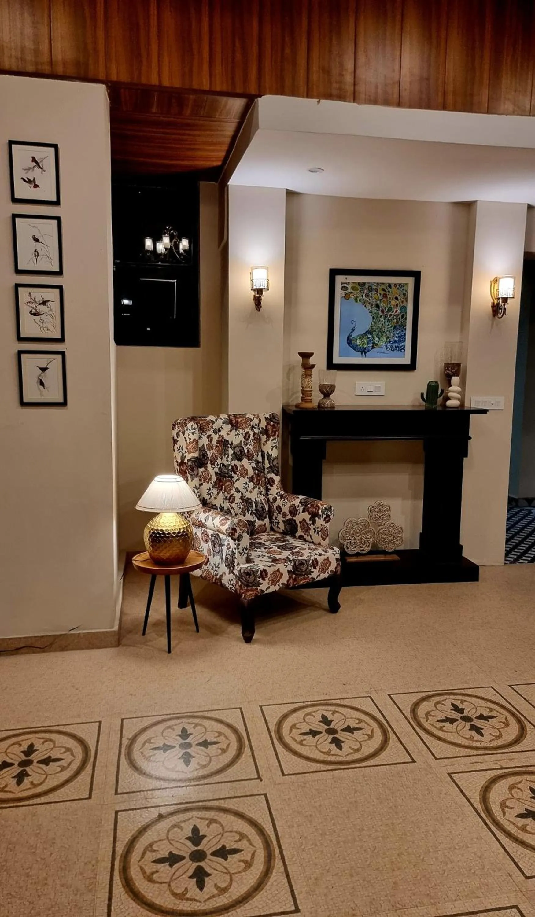 Lobby or reception in Marten's Wilderness Retreat