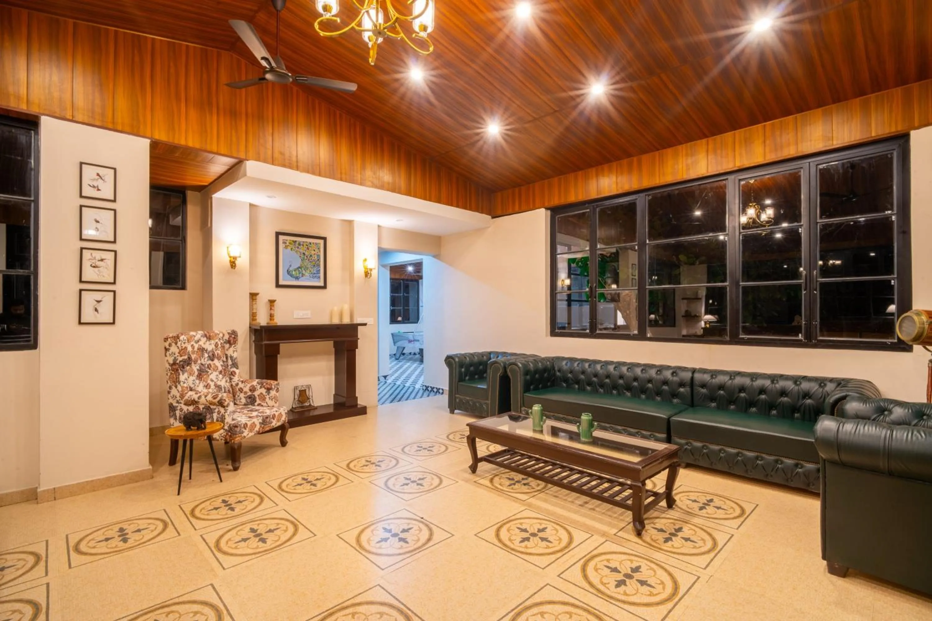 Living room in Marten's Wilderness Retreat