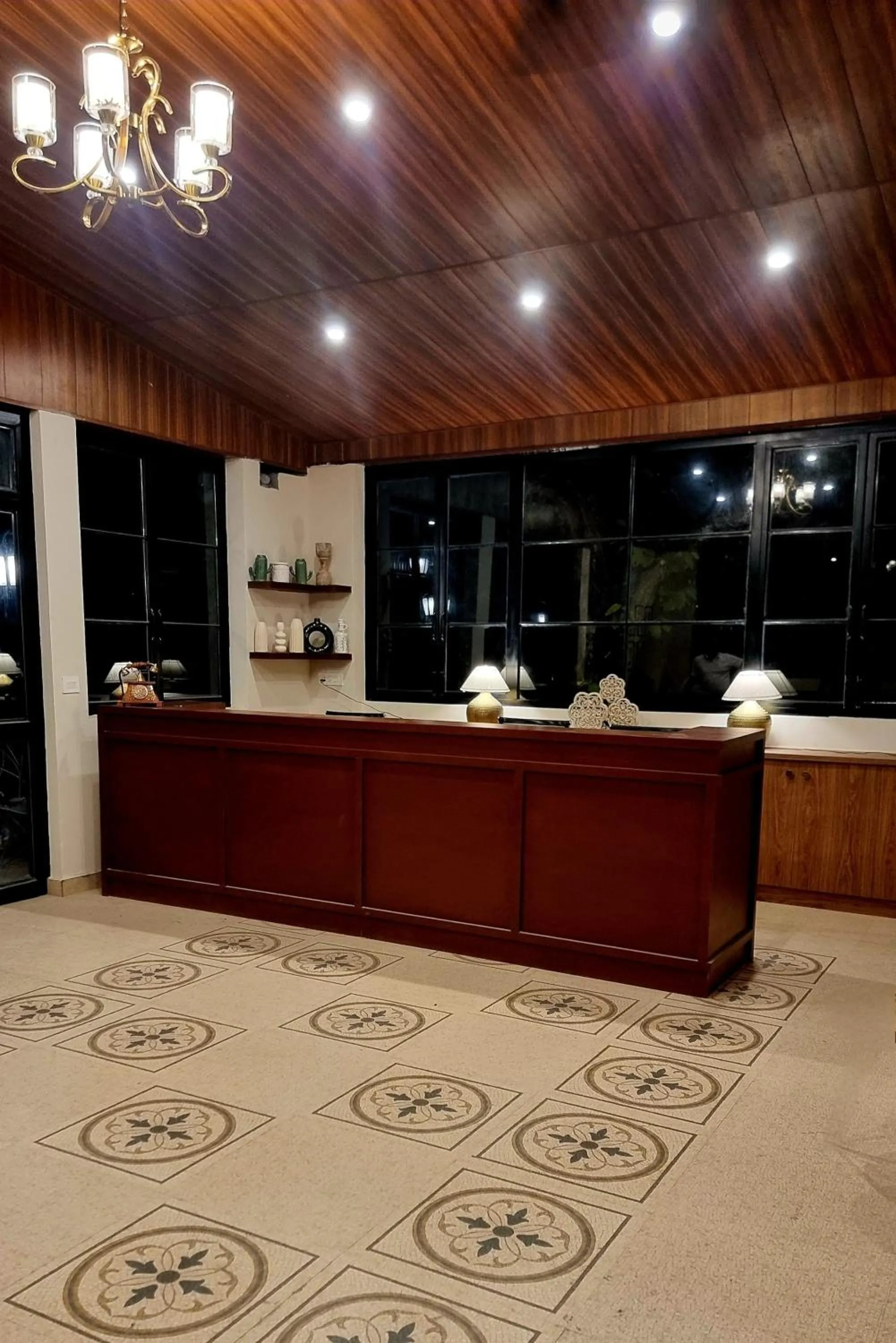 Lobby or reception in Marten's Wilderness Retreat