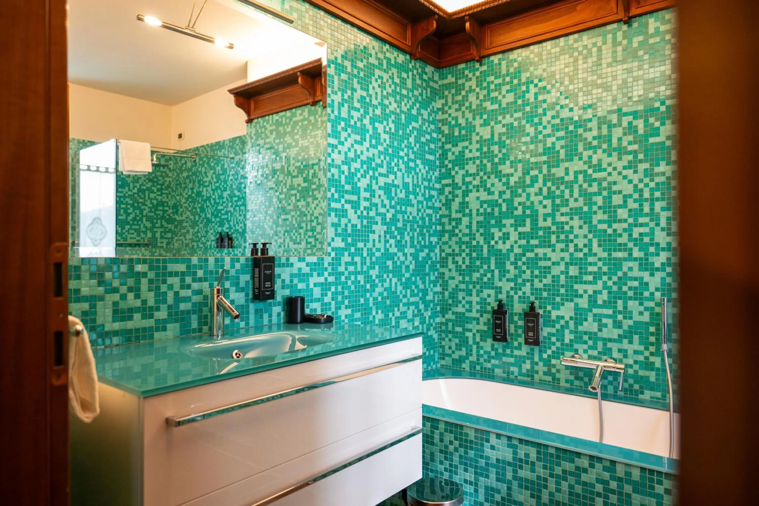 Bathroom in 1448 Antica Dimora Al Merlo Bianco