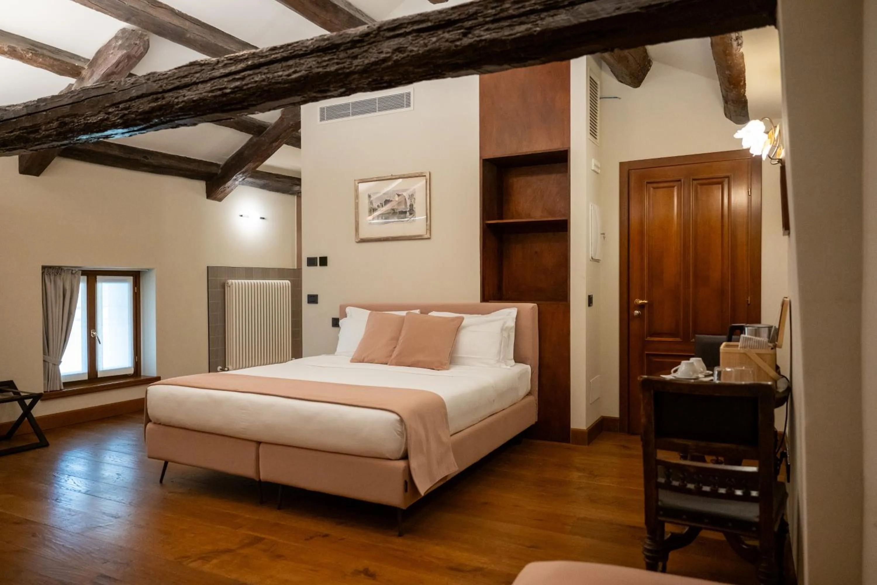 Bed in 1448 Antica Dimora Al Merlo Bianco