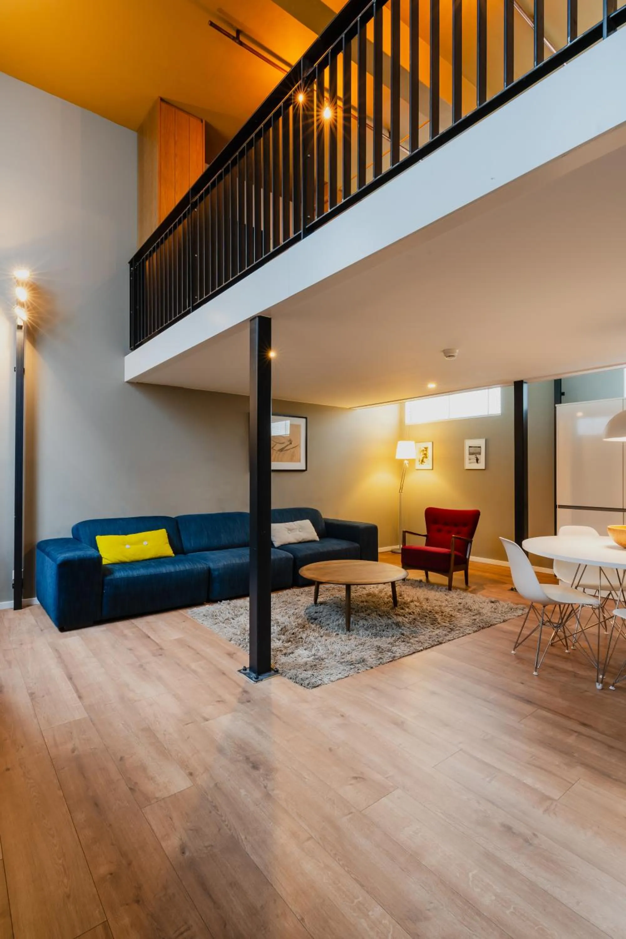 Living room in Apartments De Hallen