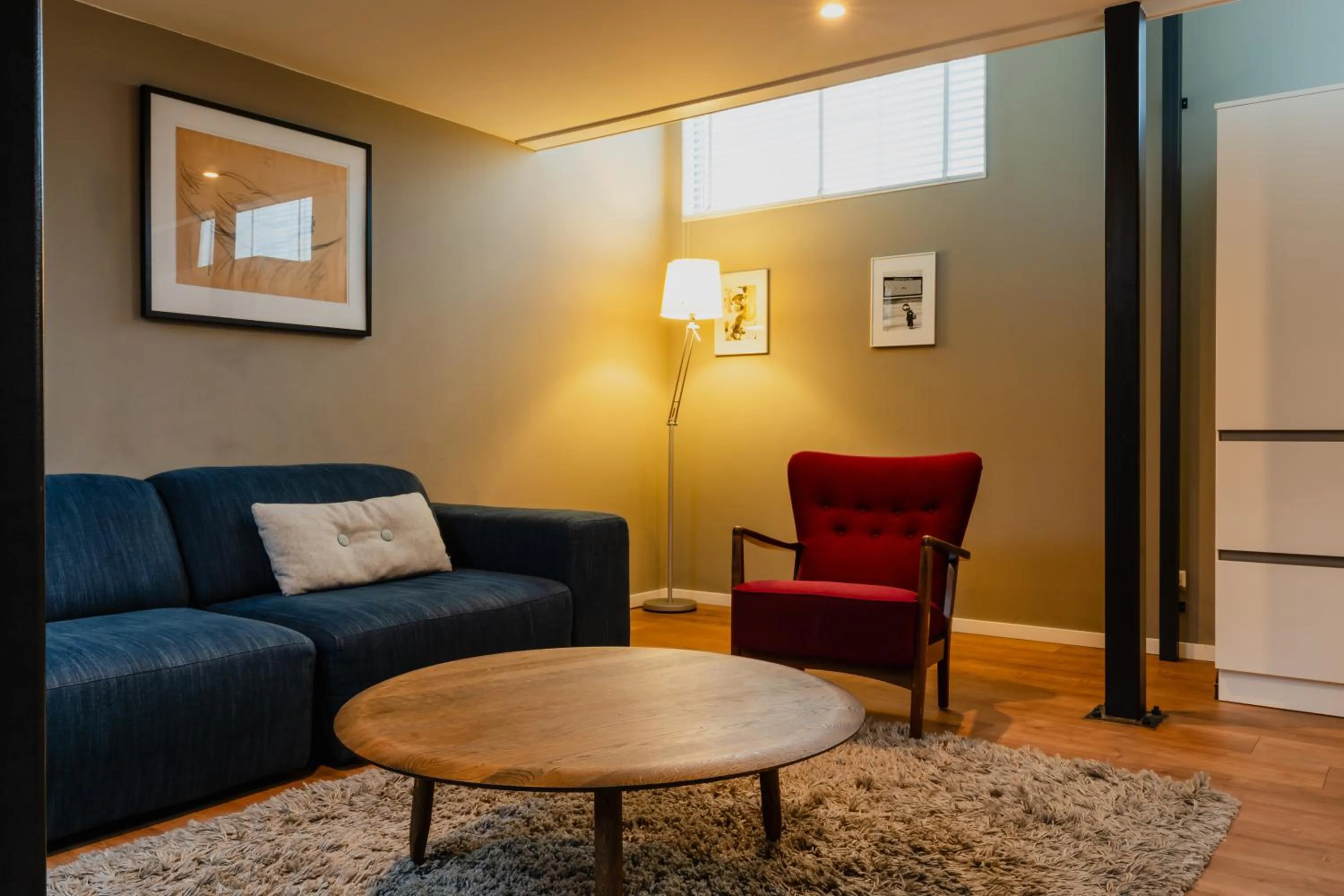 Living room in Apartments De Hallen