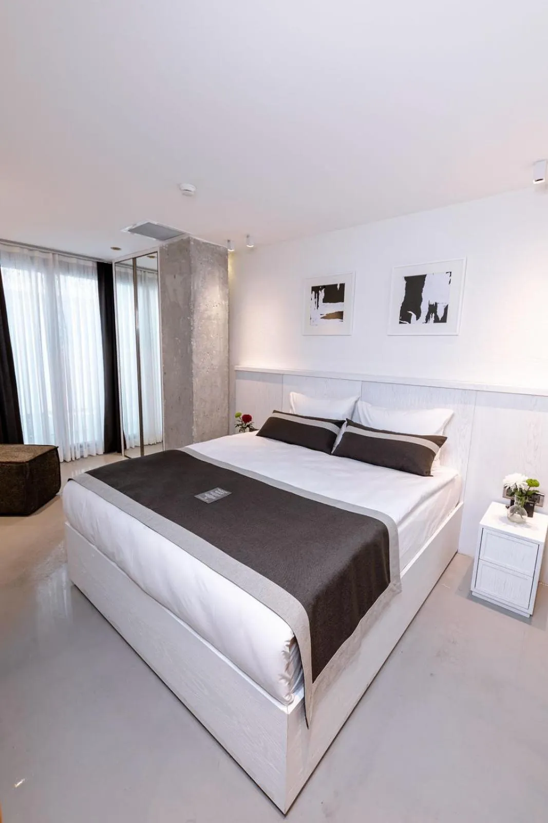 Bedroom, Bed in The Public Ortakoy