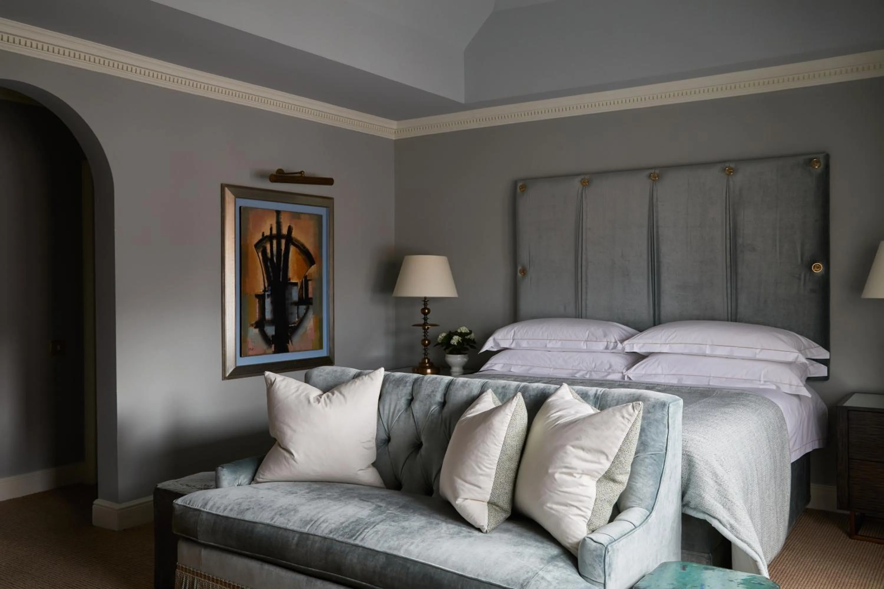 Bedroom, Bed in Egerton House