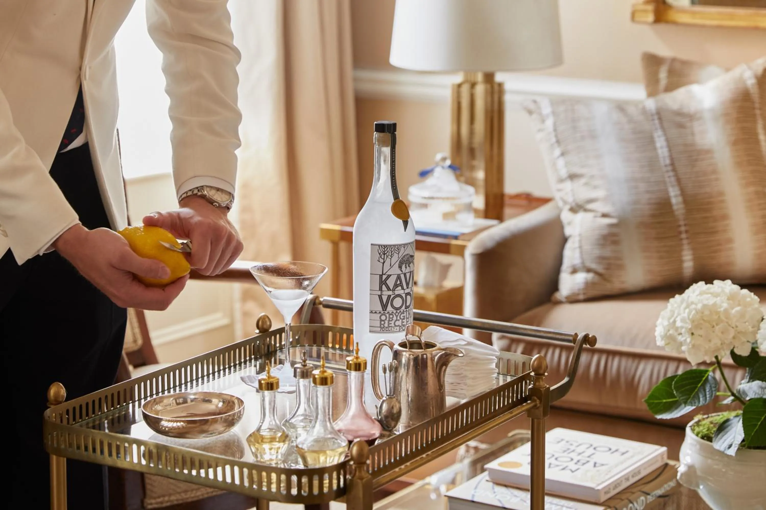 Living room in Egerton House