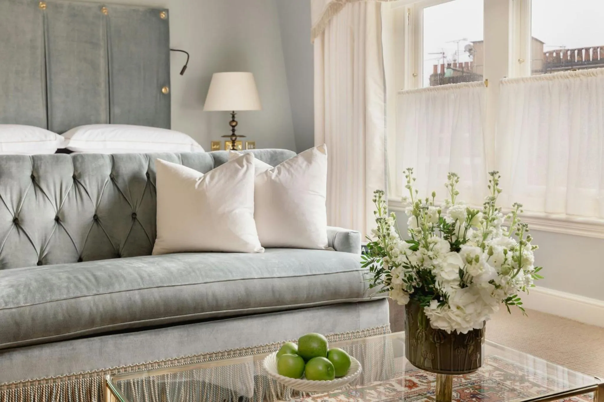 Living room in Egerton House