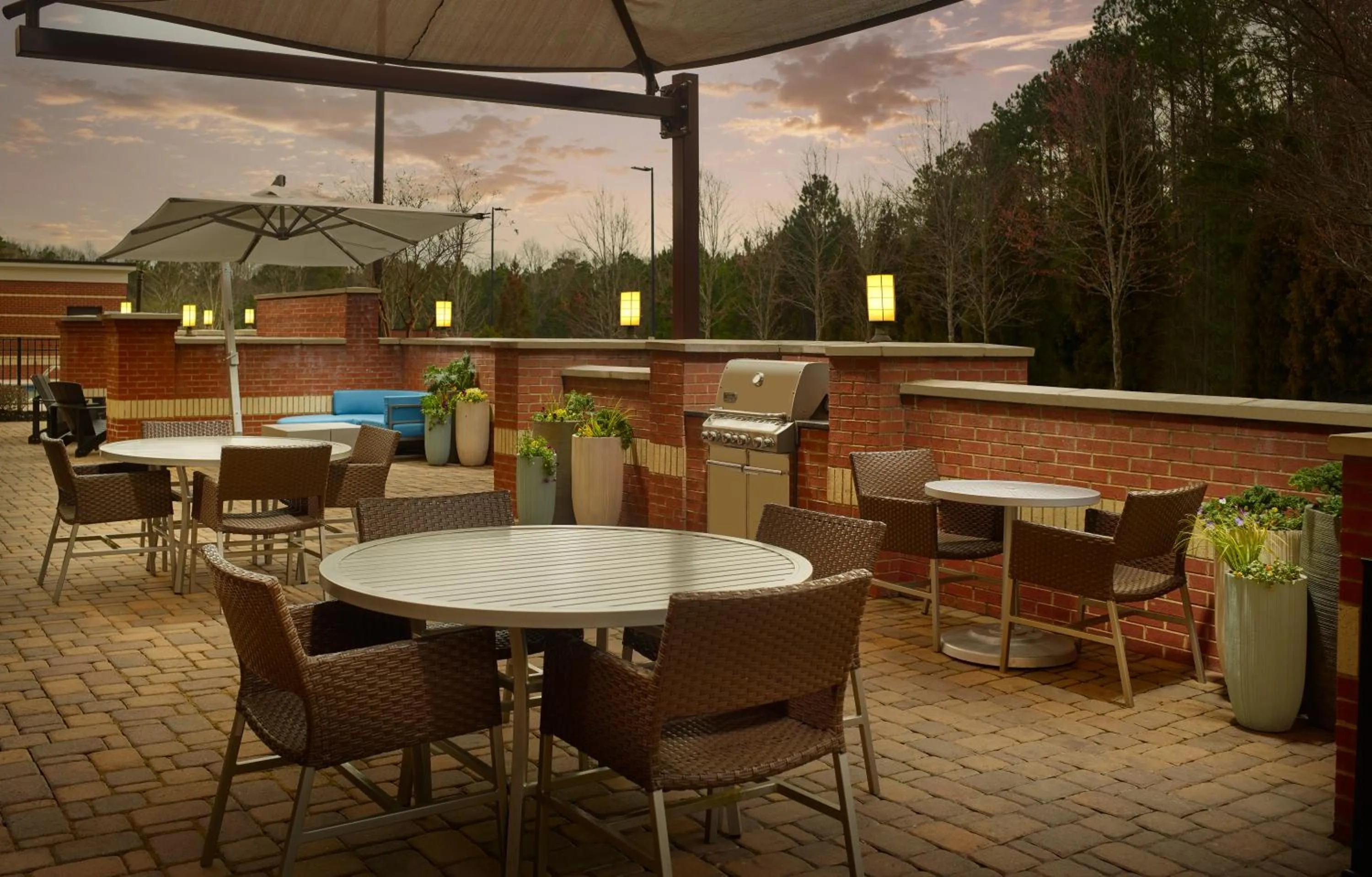 Patio in TownePlace Suites by Marriott Newnan