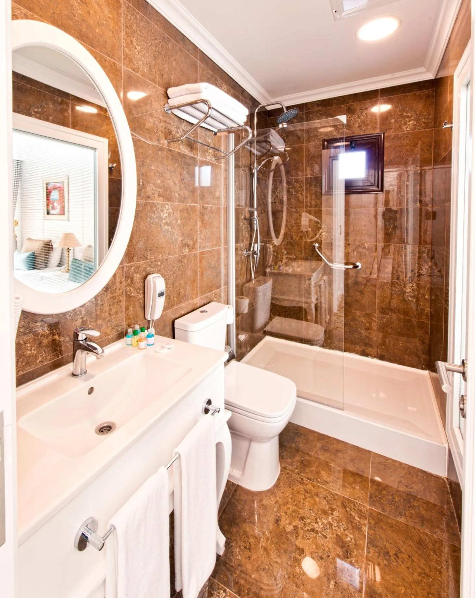 Bathroom in The Olive Tree Hotel