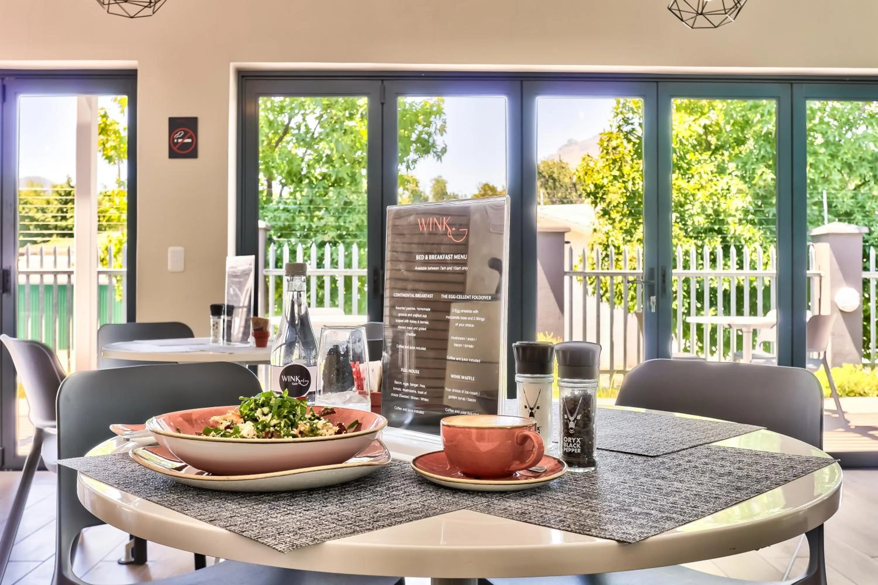 Patio in WINK Aparthotel Quiver Tree