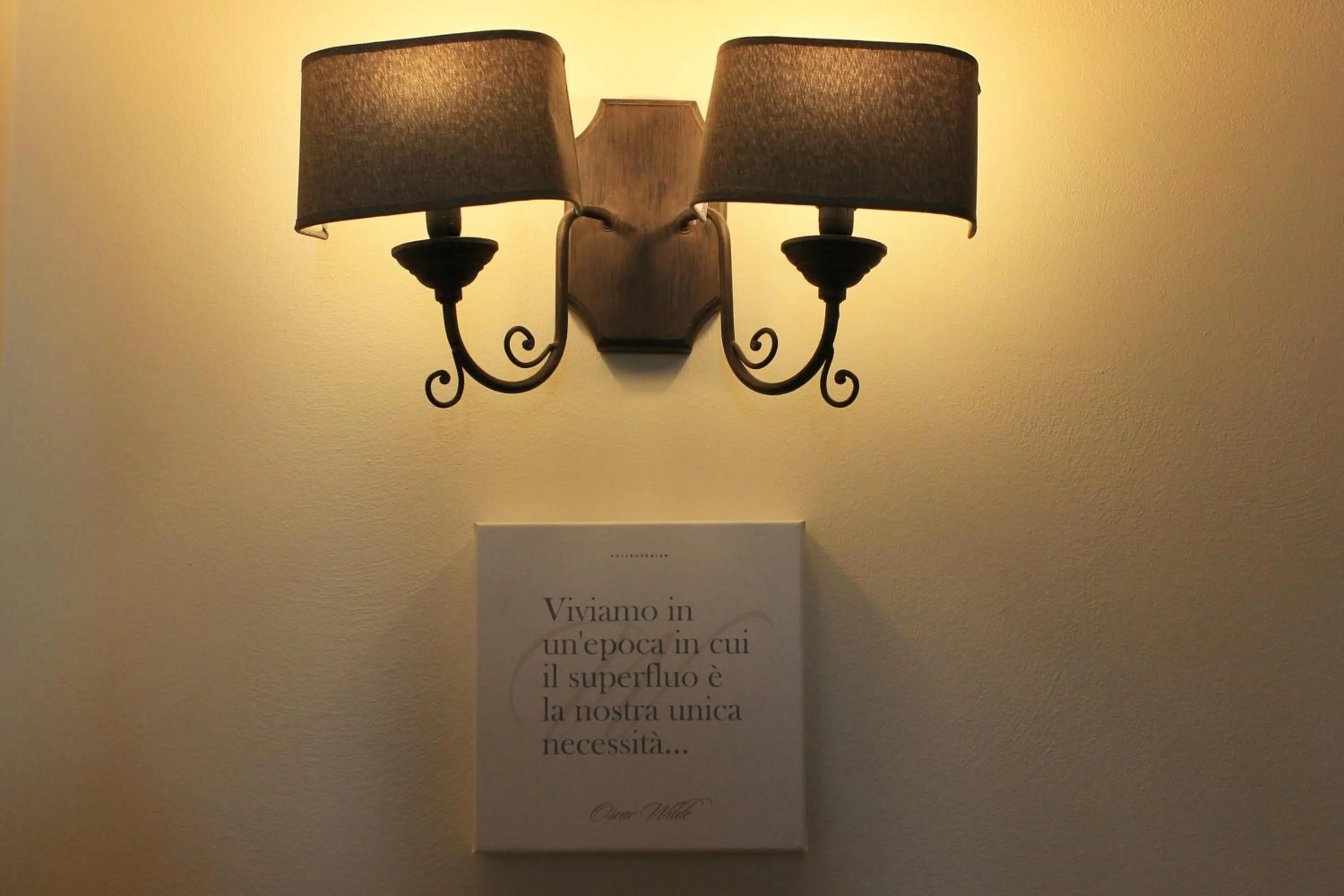 Decorative detail in San Giovanni Relais