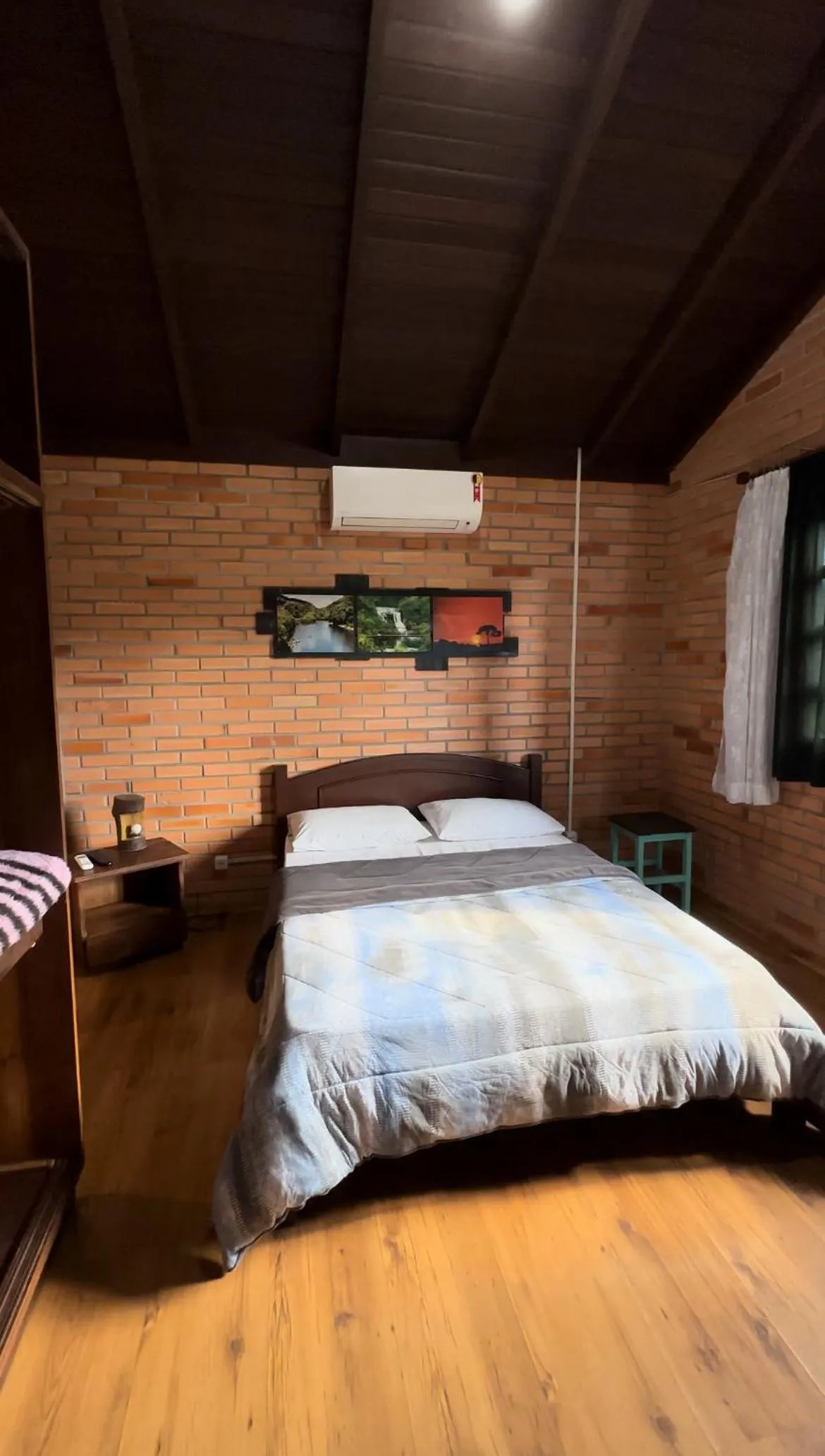 View (from property/room), Bed in Parque Da Cachoeira